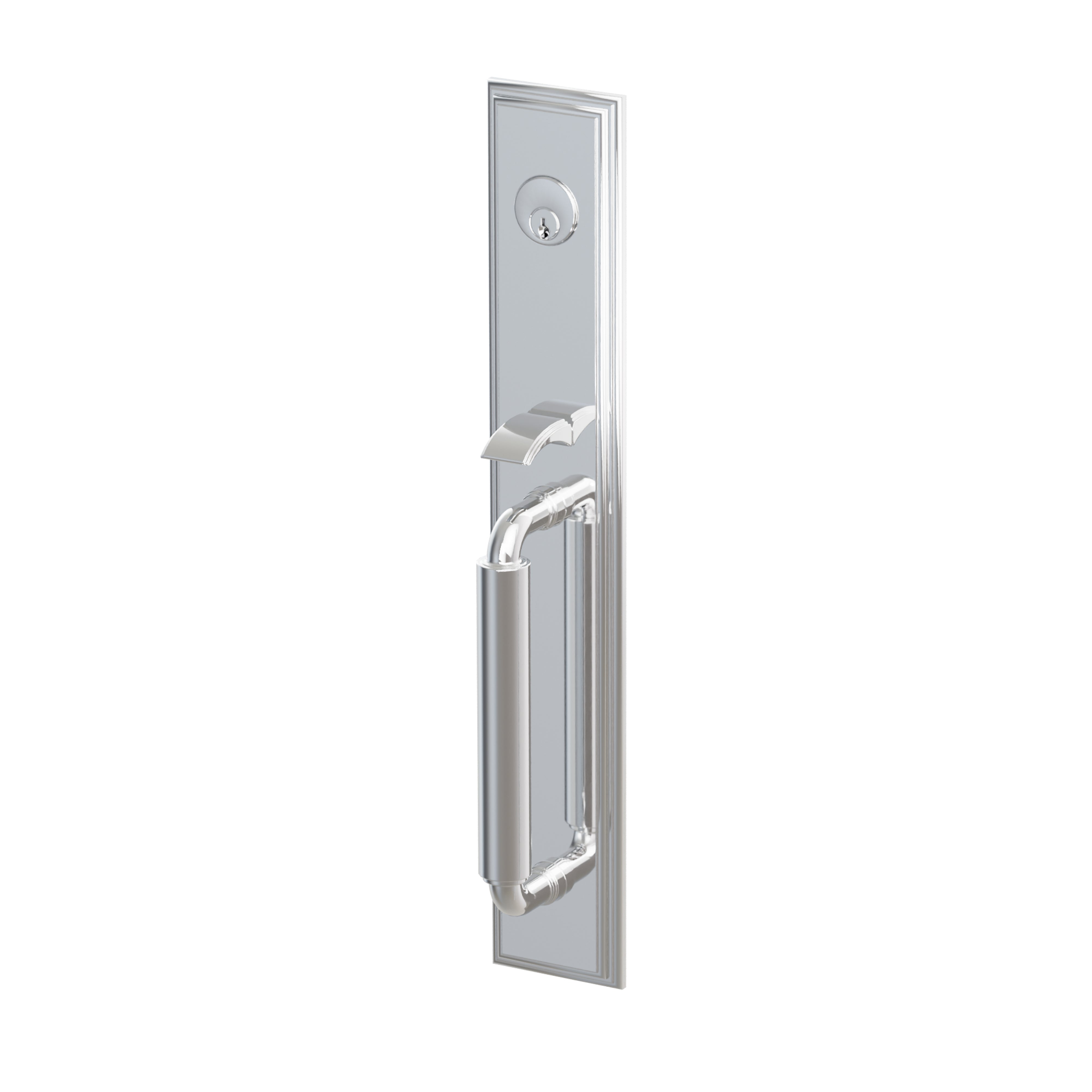 Emtek Single Cylinder Manning Full Length Tubular Entry Set With Rope Knob