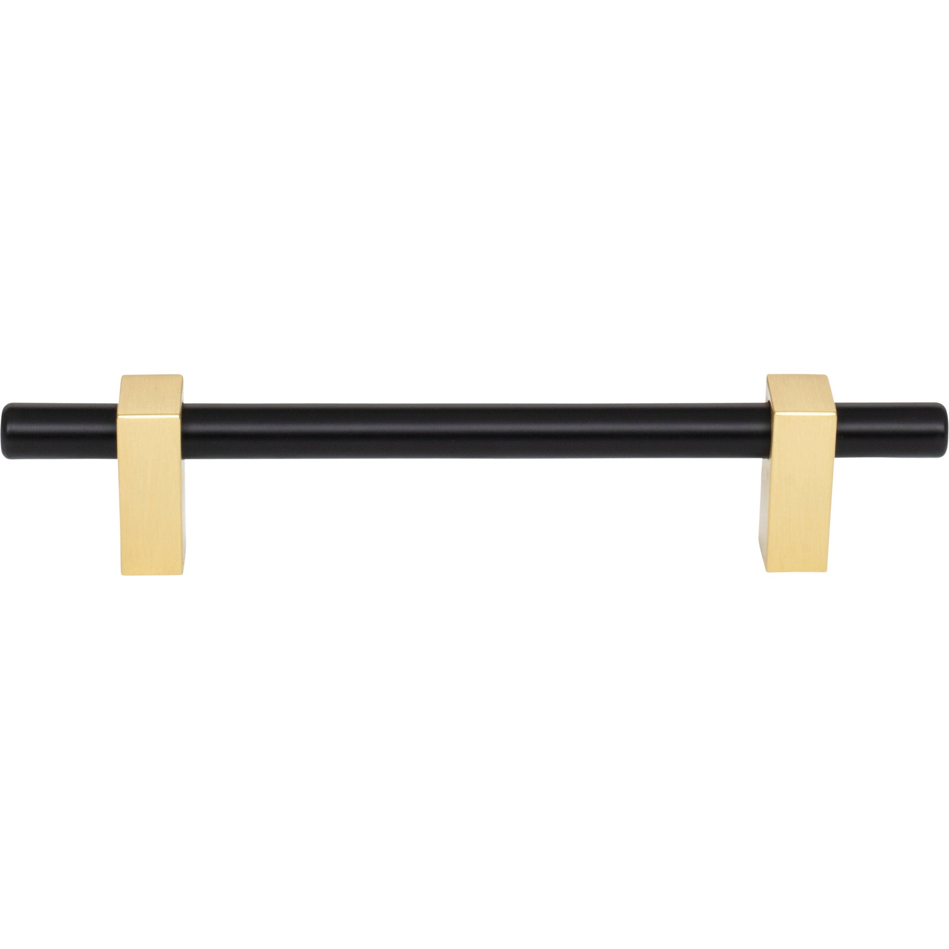 Jeffrey Alexander Larkin Cabinet Bar Pull Matte Black w/Brushed Gold / 128 mm