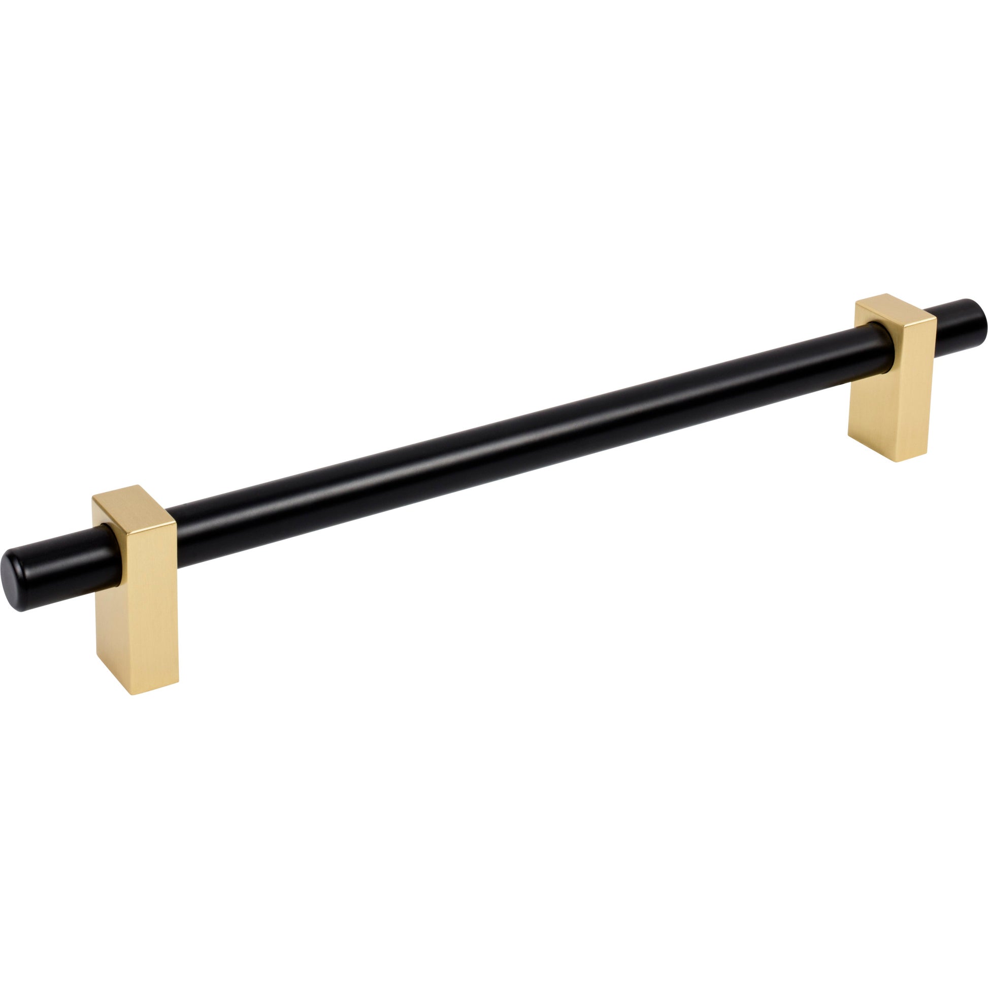 Jeffrey Alexander Larkin Appliance Handle Matte Black w/Brushed Gold / 12"