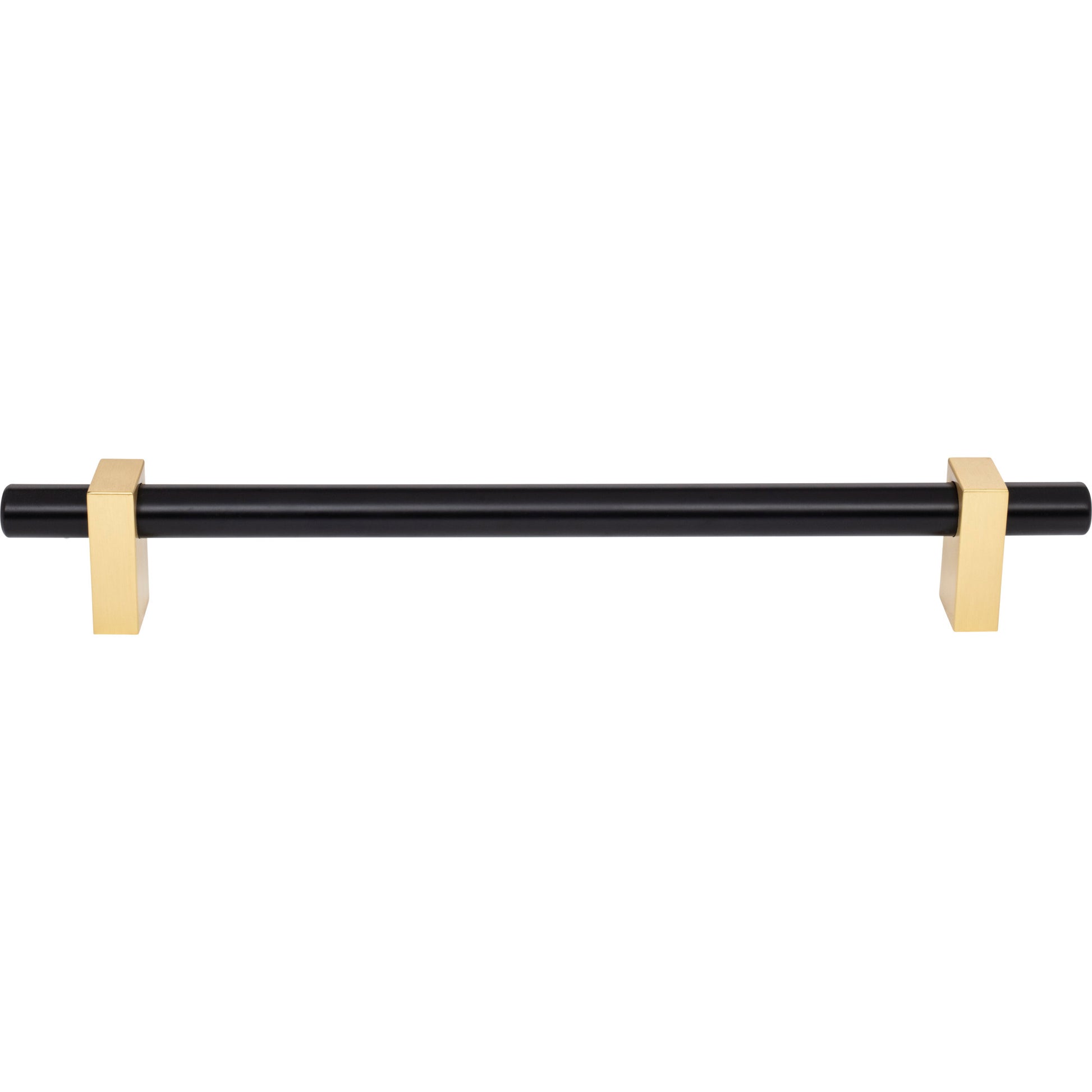 Jeffrey Alexander Larkin Appliance Handle Matte Black w/Brushed Gold / 12"