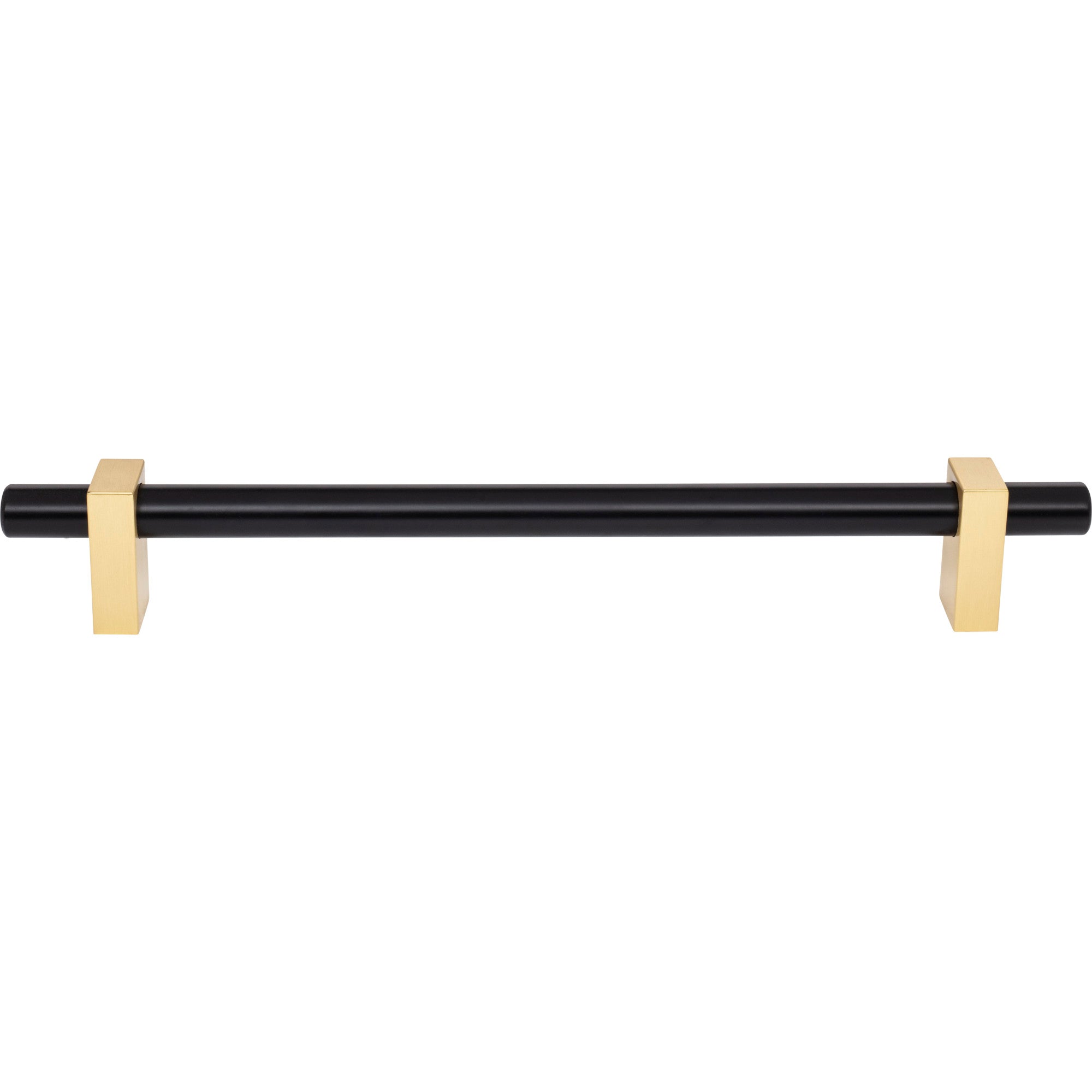 Jeffrey Alexander Larkin Appliance Handle Matte Black w/Brushed Gold / 12"