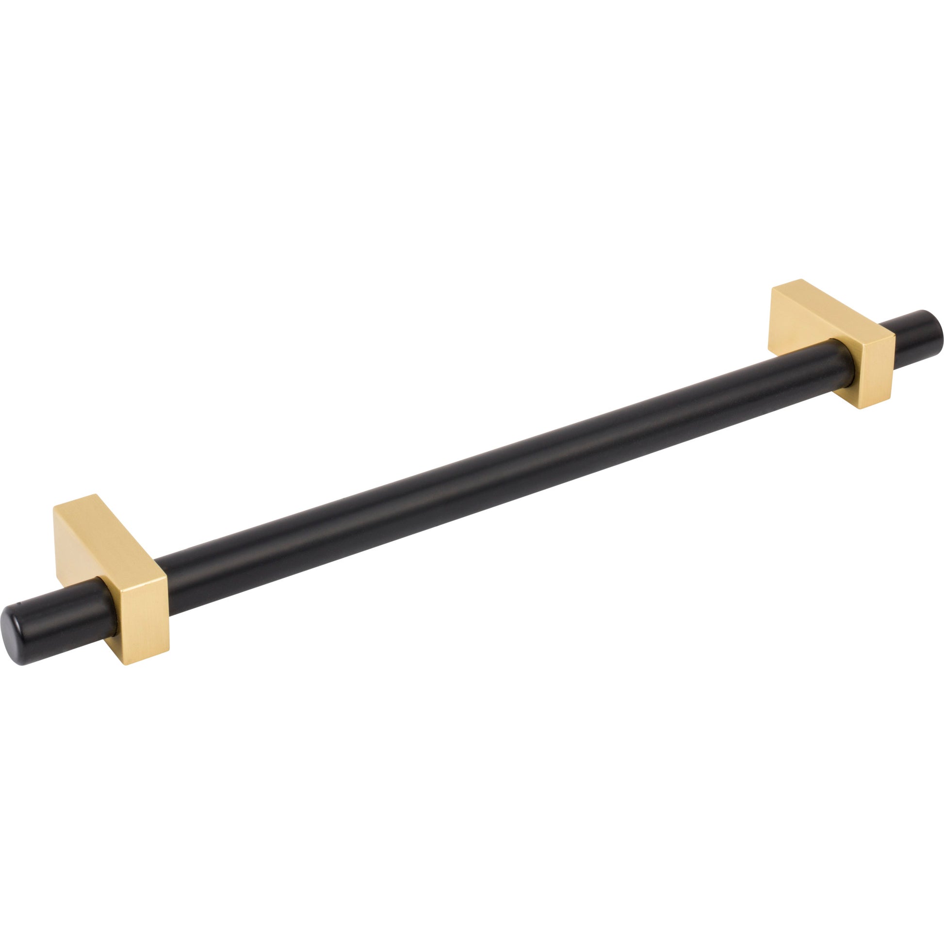 Jeffrey Alexander Larkin Appliance Handle Matte Black w/Brushed Gold / 12"