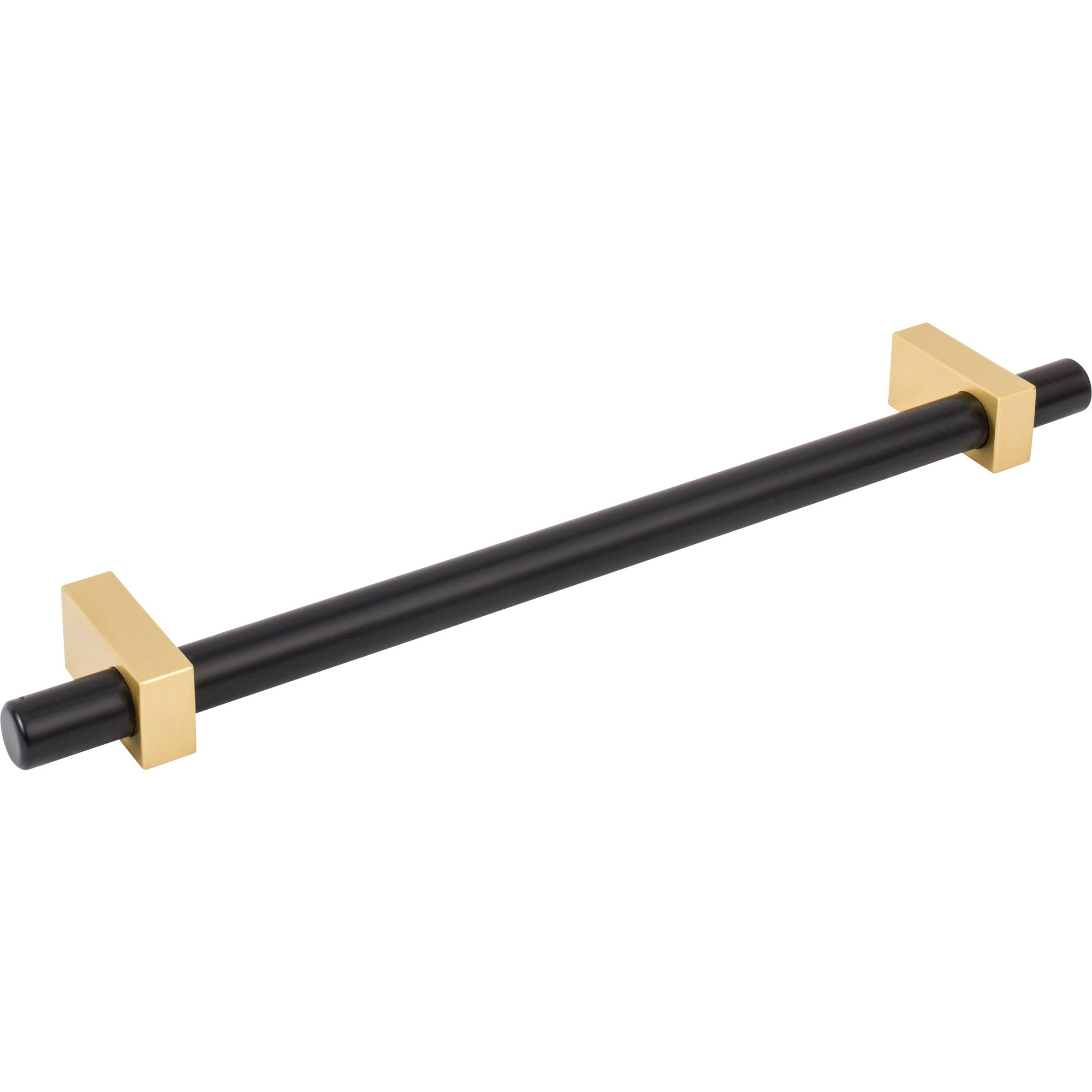 Jeffrey Alexander Larkin Appliance Handle Matte Black w/Brushed Gold / 12"