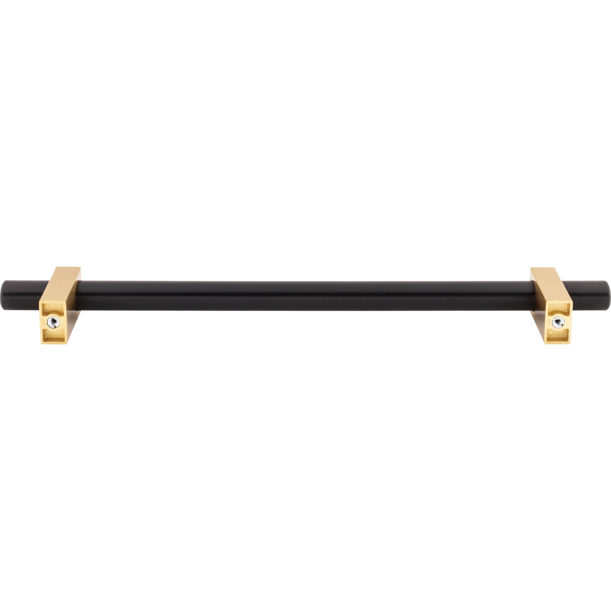 Jeffrey Alexander Larkin Appliance Handle Matte Black w/Brushed Gold / 12"