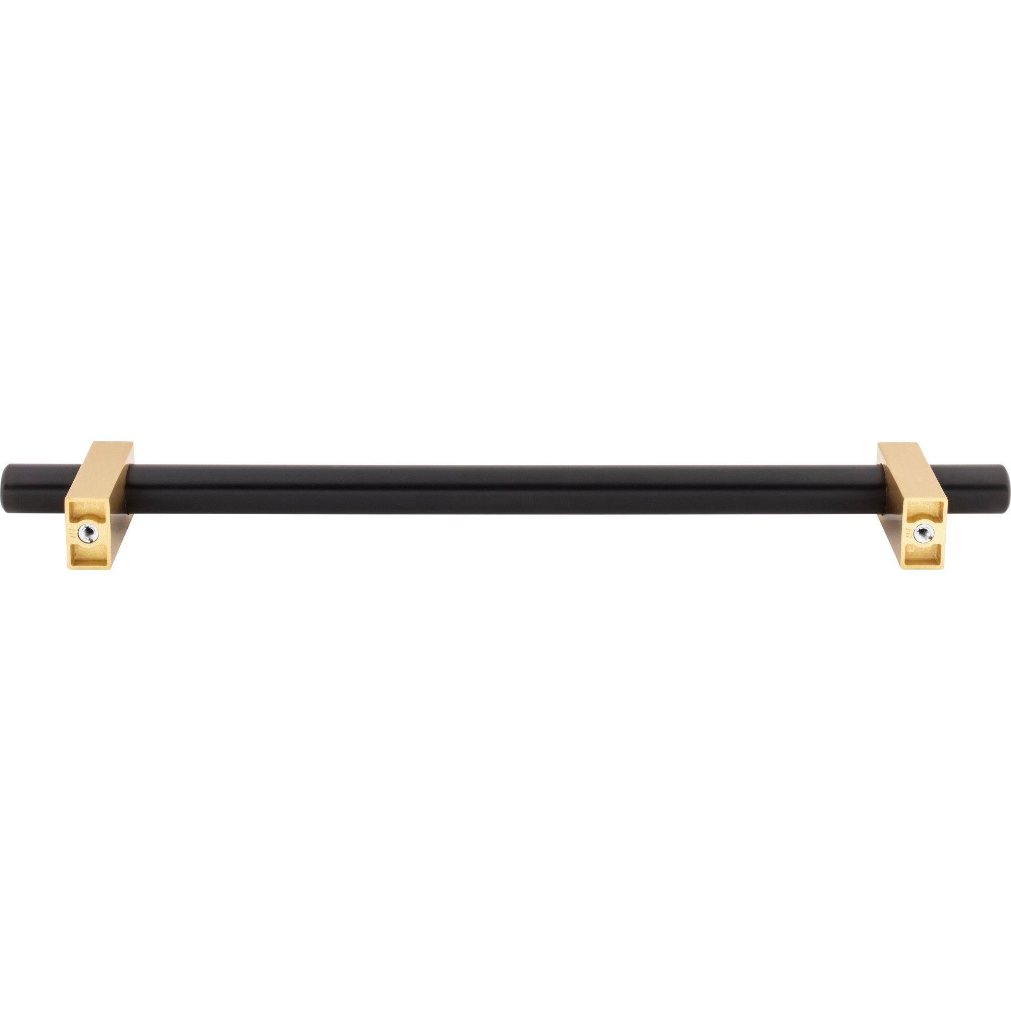 Jeffrey Alexander Larkin Appliance Handle Matte Black w/Brushed Gold / 12"