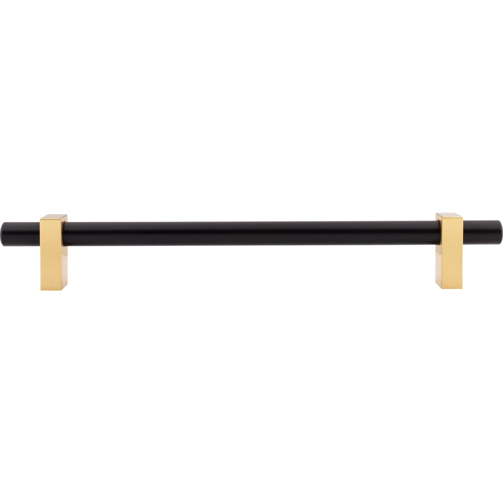 Jeffrey Alexander Larkin Appliance Handle Matte Black w/Brushed Gold / 12"