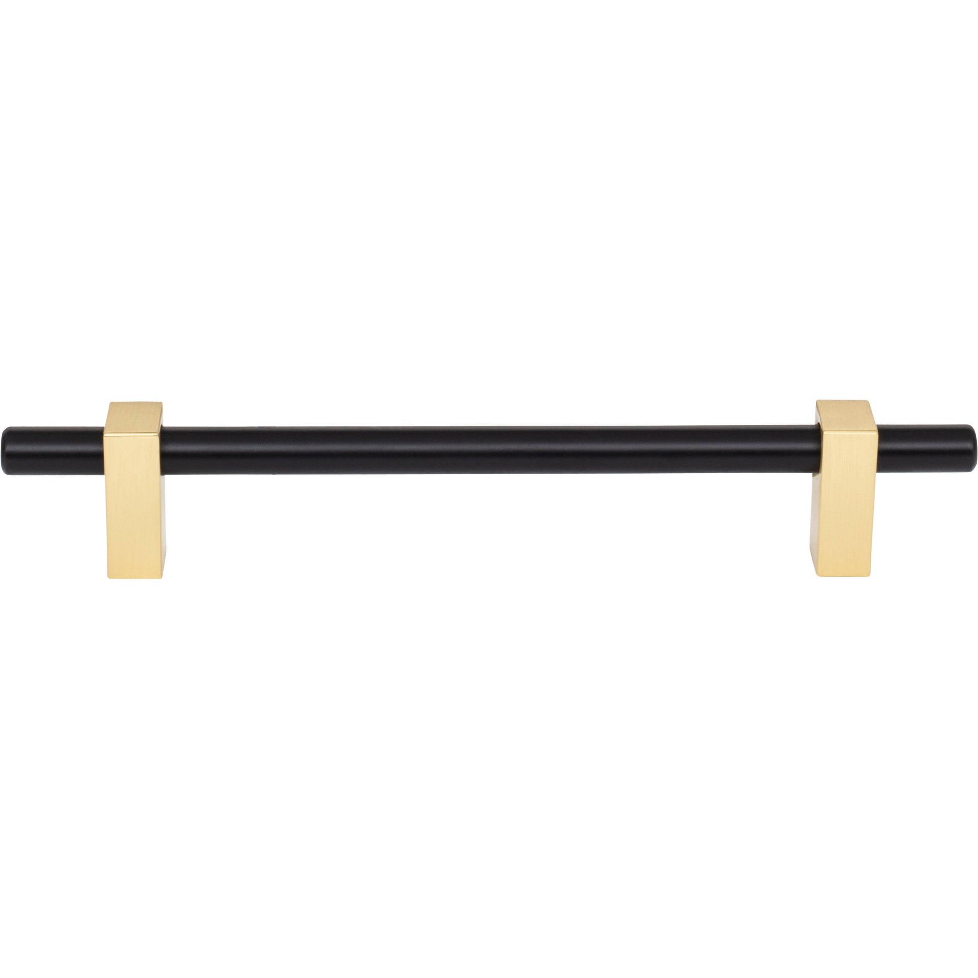 Jeffrey Alexander Larkin Cabinet Bar Pull Matte Black w/Brushed Gold / 160 mm