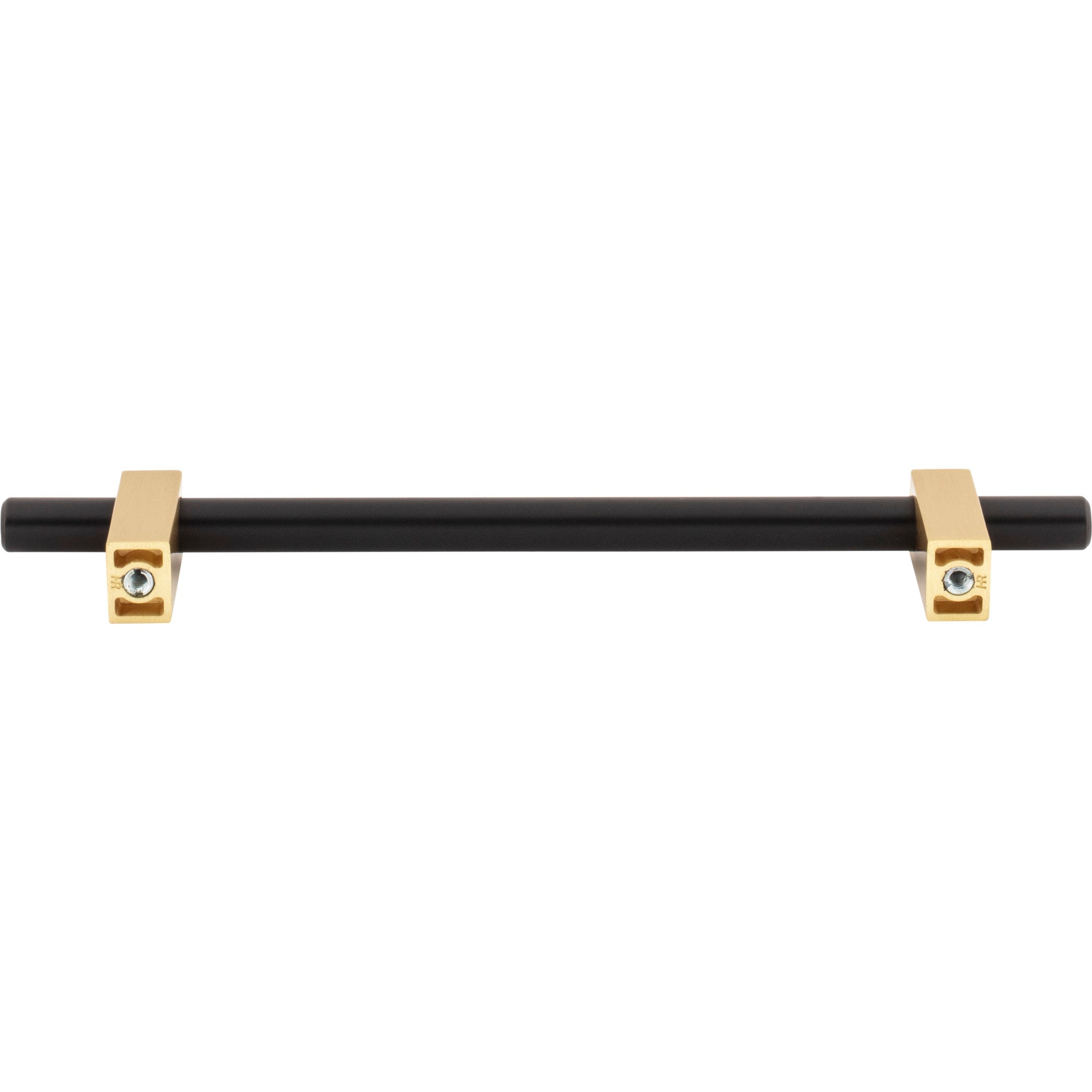 Jeffrey Alexander Larkin Cabinet Bar Pull Matte Black w/Brushed Gold / 160 mm