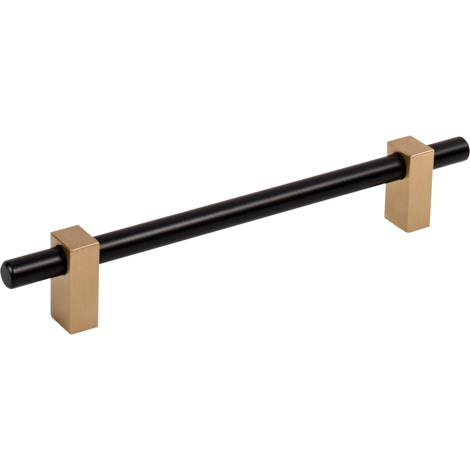 Jeffrey Alexander Larkin Cabinet Bar Pull Matte Black w/Satin Bronze / 160 mm