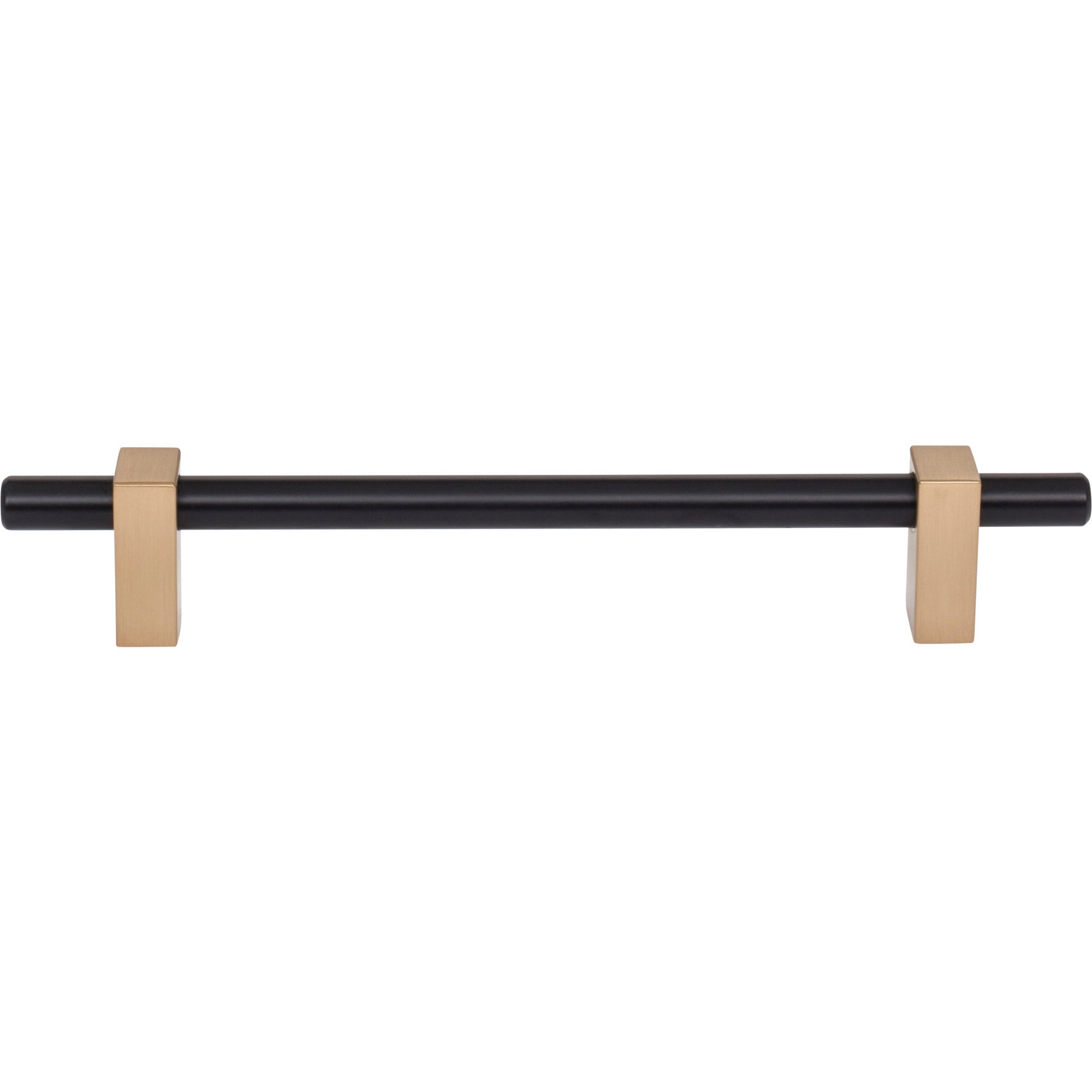 Jeffrey Alexander Larkin Cabinet Bar Pull Matte Black w/Satin Bronze / 160 mm