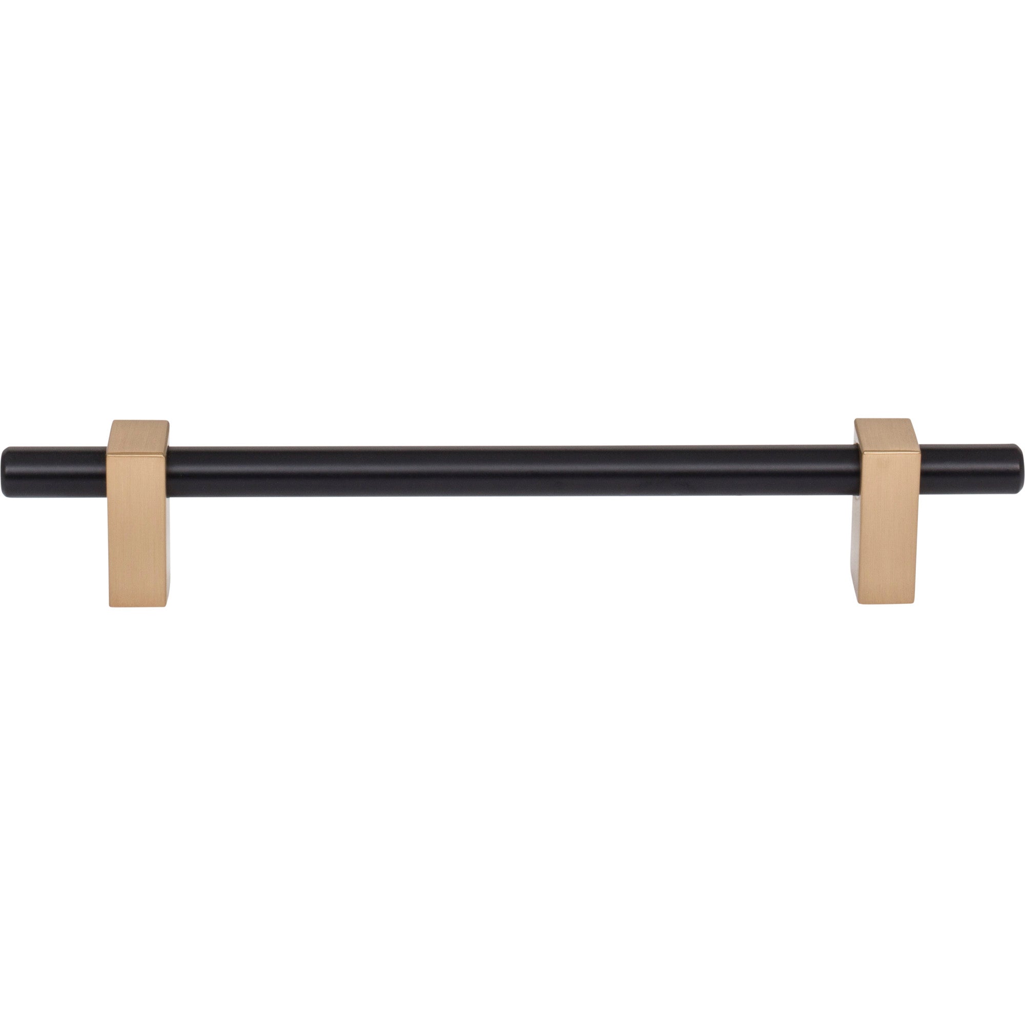 Jeffrey Alexander Larkin Cabinet Bar Pull Matte Black w/Satin Bronze / 160 mm