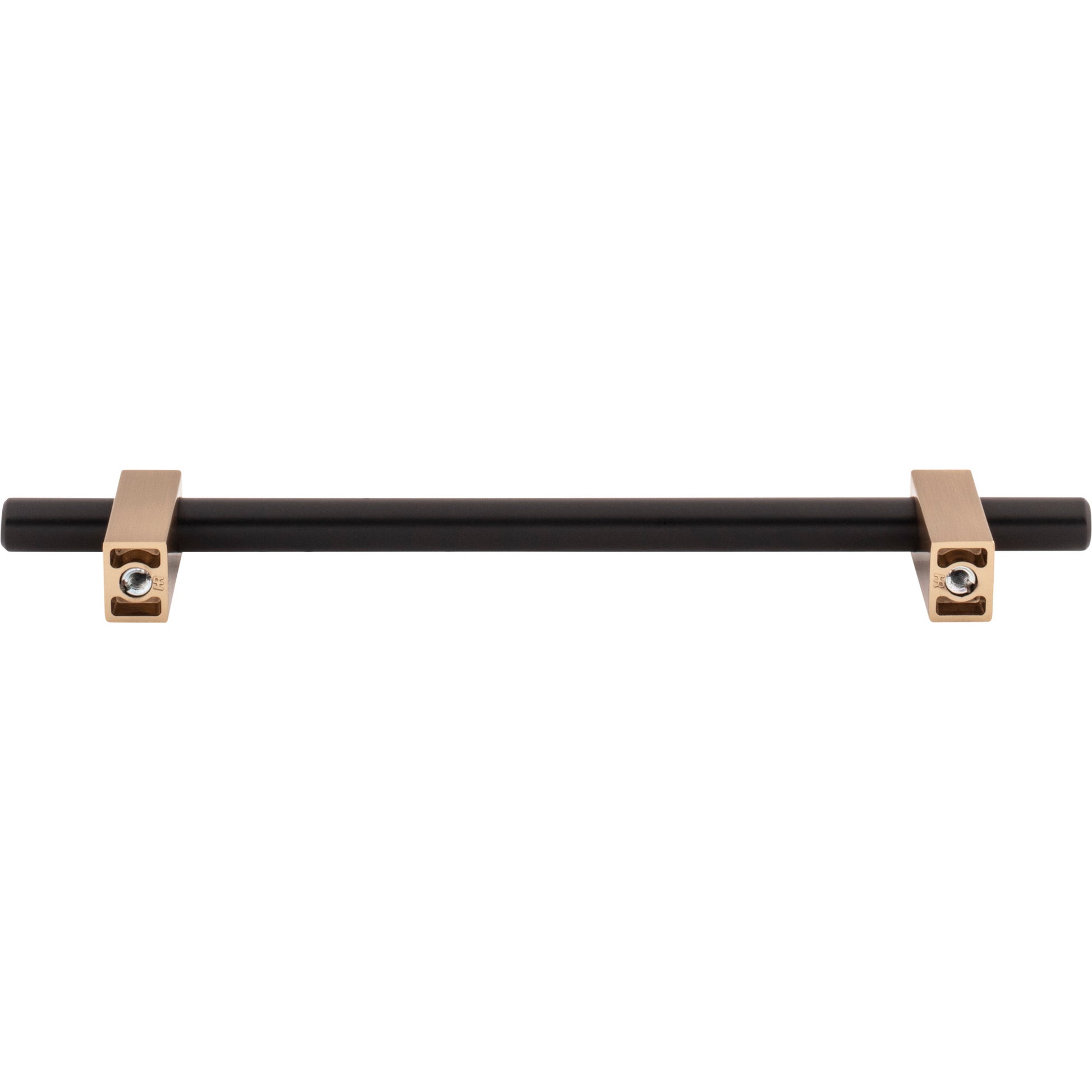 Jeffrey Alexander Larkin Cabinet Bar Pull Matte Black w/Satin Bronze / 160 mm