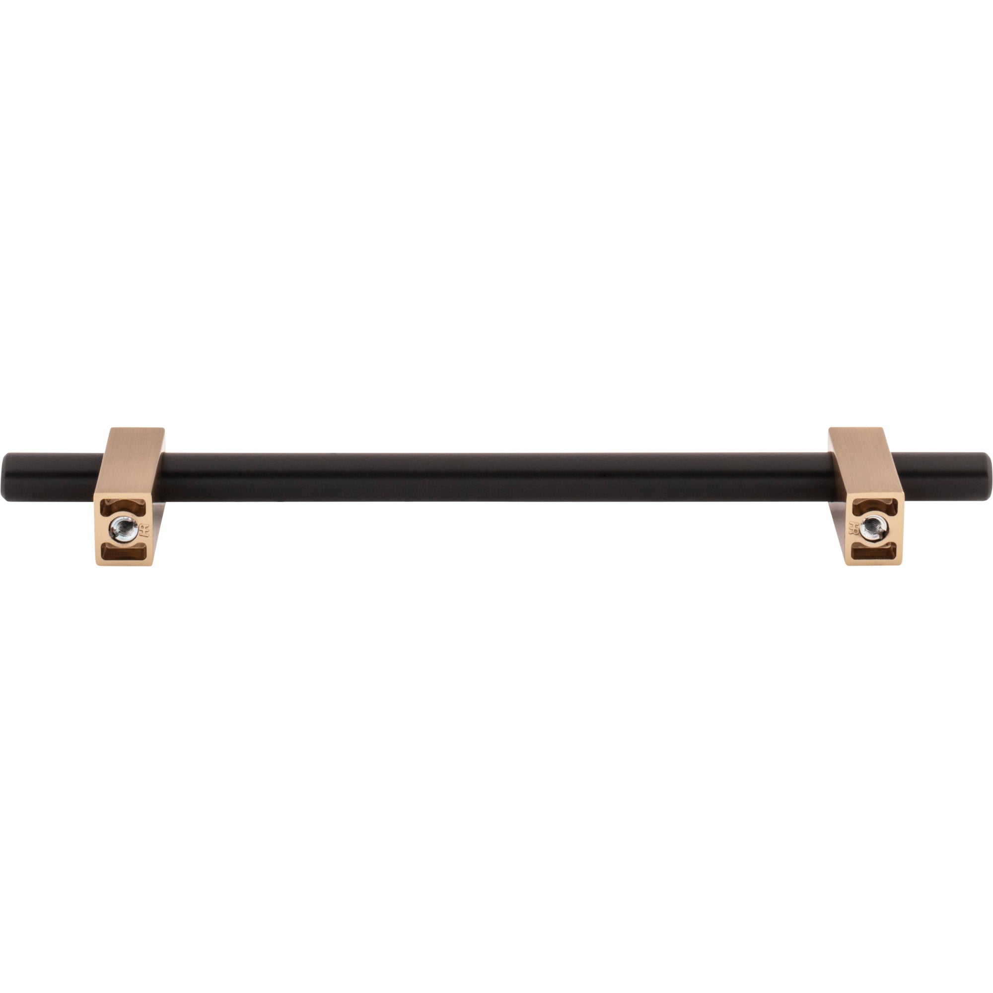 Jeffrey Alexander Larkin Cabinet Bar Pull Matte Black w/Satin Bronze / 160 mm
