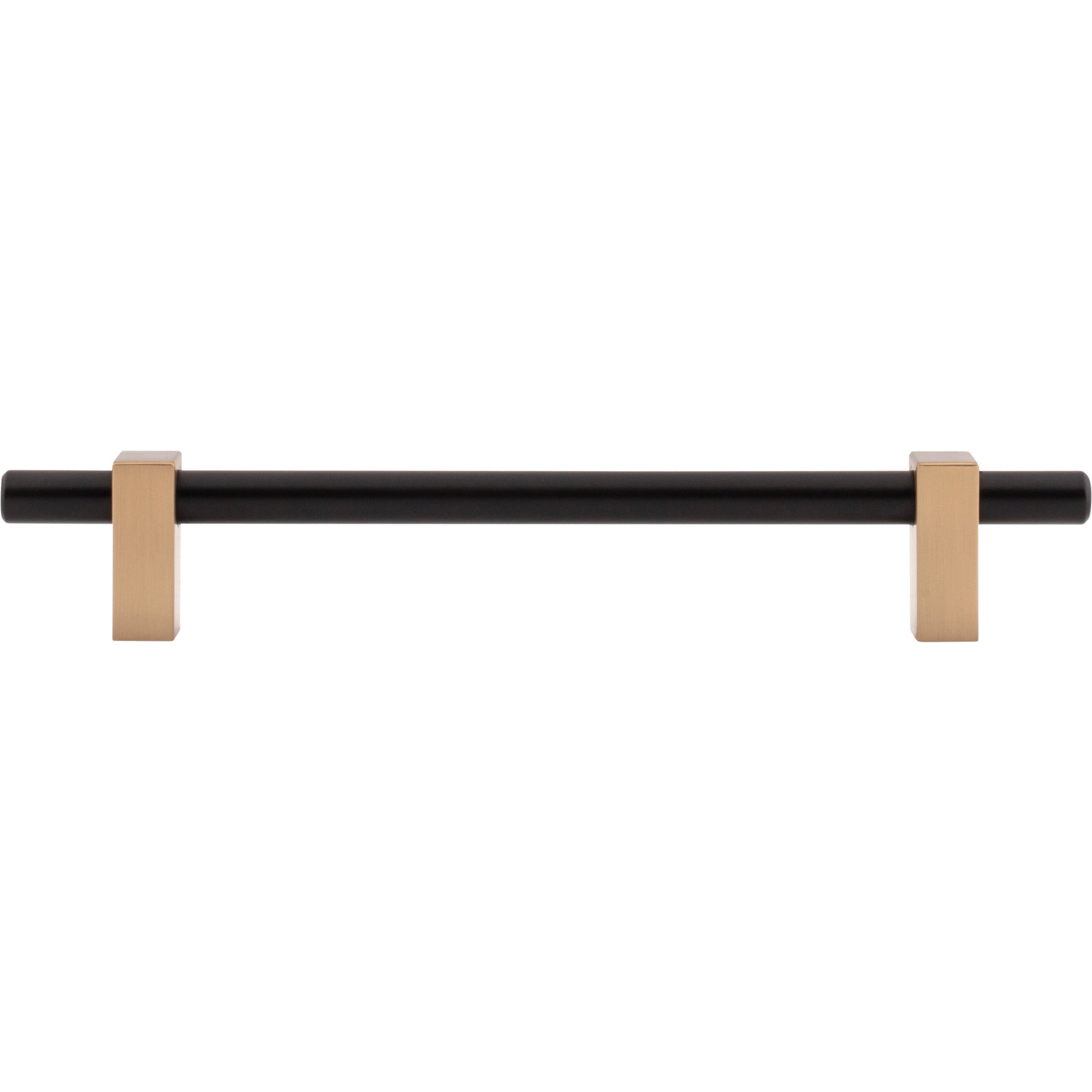 Jeffrey Alexander Larkin Cabinet Bar Pull Matte Black w/Satin Bronze / 160 mm