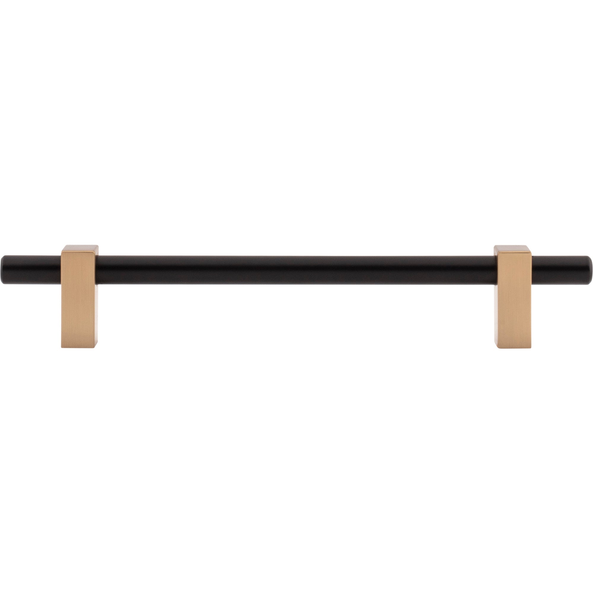 Jeffrey Alexander Larkin Cabinet Bar Pull Matte Black w/Satin Bronze / 160 mm