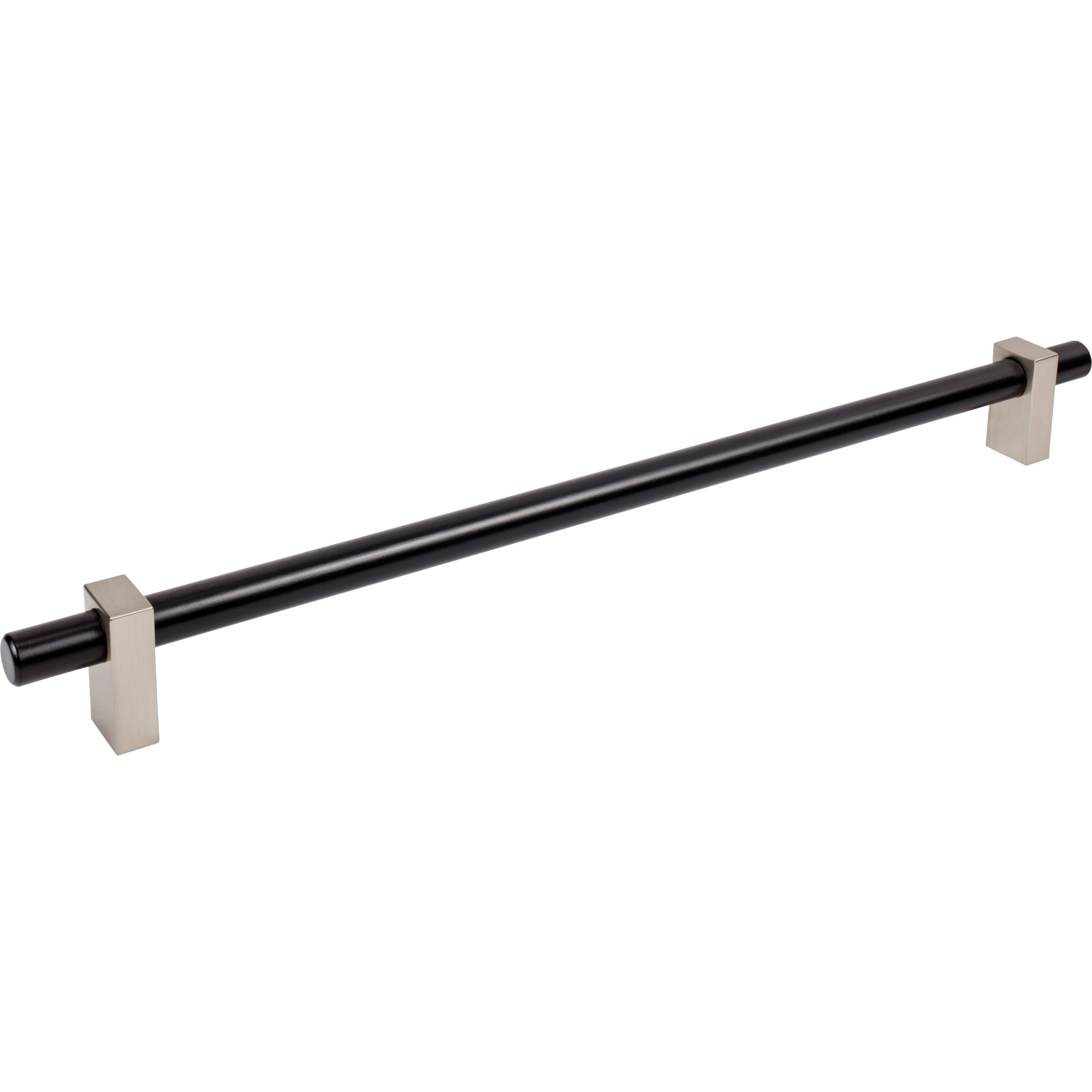 Jeffrey Alexander Larkin Appliance Handle Matte Black w/Satin Nickel / 18"