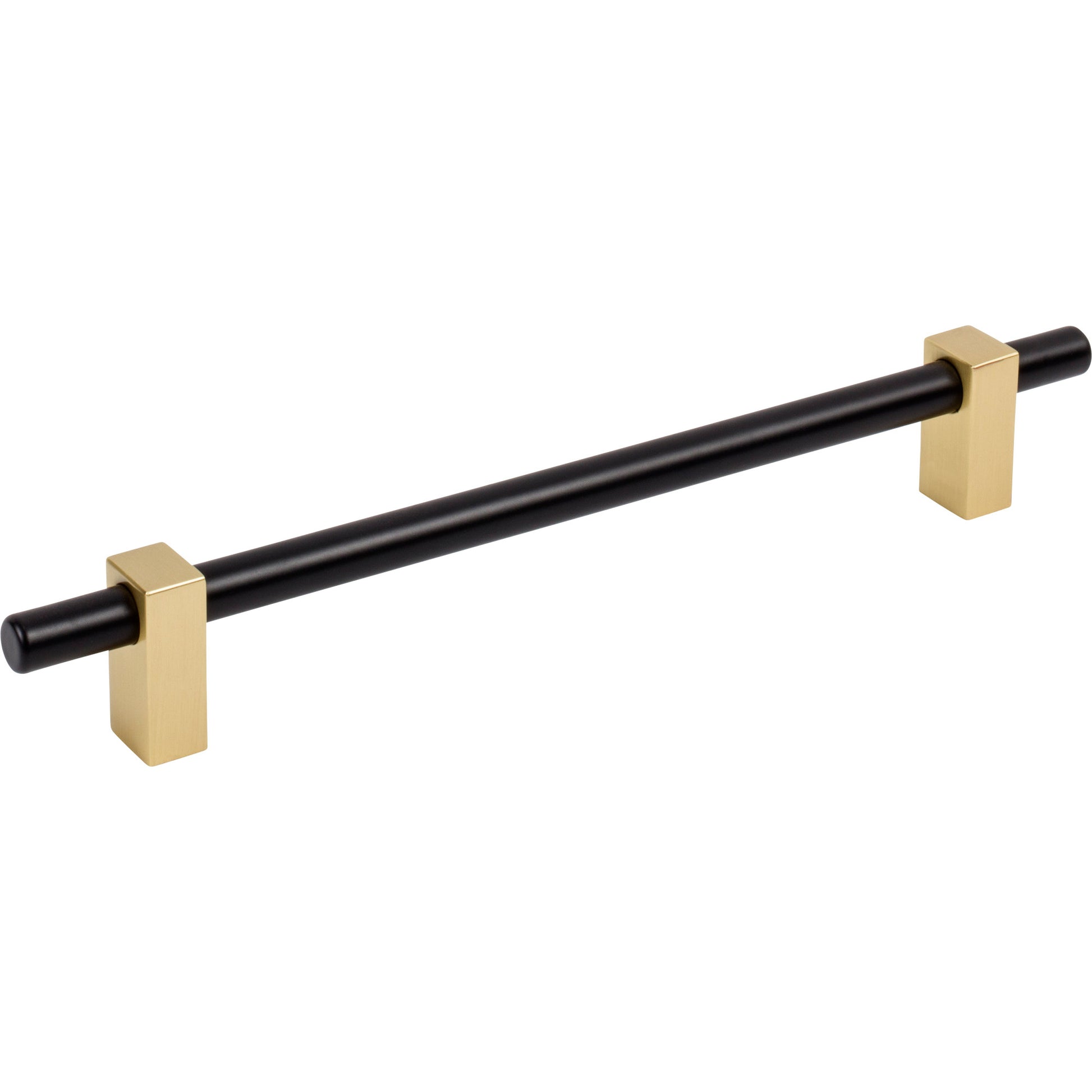 Jeffrey Alexander Larkin Cabinet Bar Pull Matte Black w/Brushed Gold / 192 mm