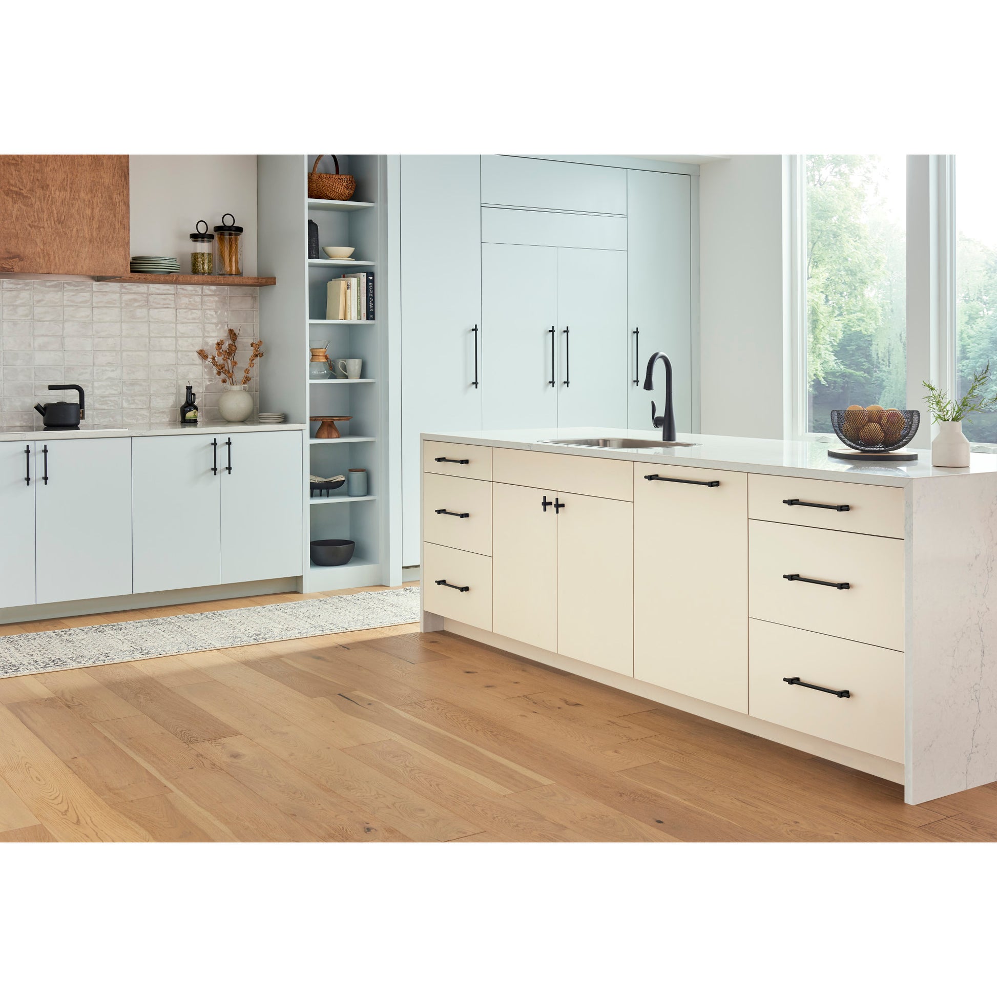 Jeffrey Alexander Larkin Cabinet Bar Pull Matte Black / 192 mm