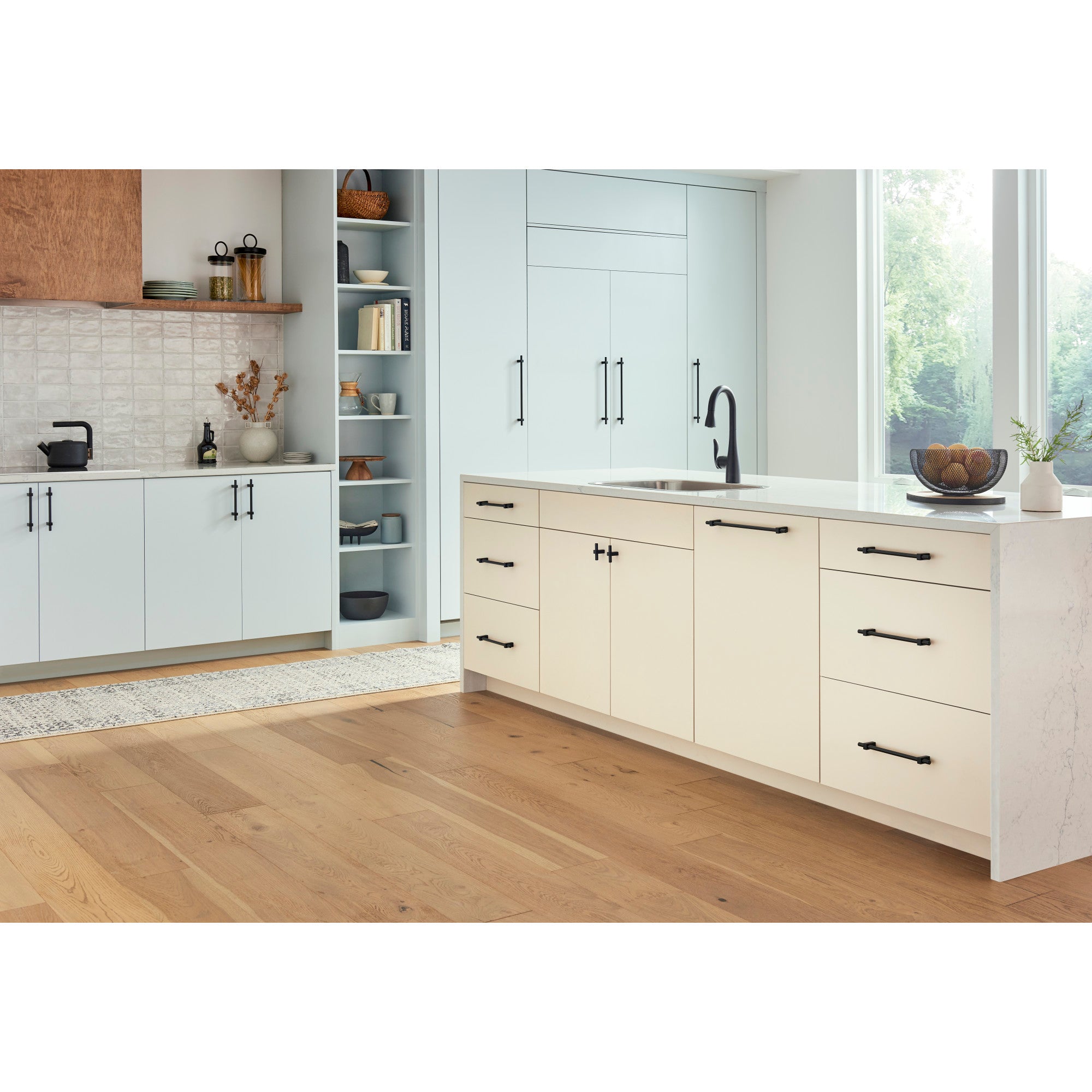 Jeffrey Alexander Larkin Cabinet Bar Pull Matte Black / 192 mm