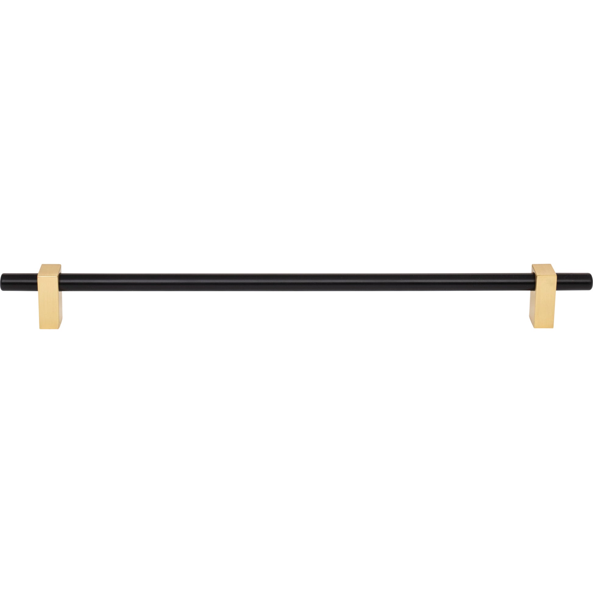 Jeffrey Alexander Larkin Cabinet Bar Pull Matte Black w/Brushed Gold / 305 mm