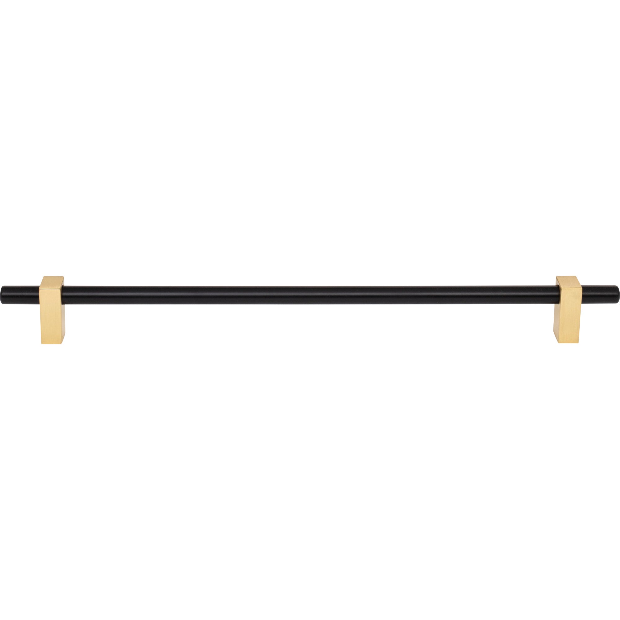 Jeffrey Alexander Larkin Cabinet Bar Pull Matte Black w/Brushed Gold / 305 mm