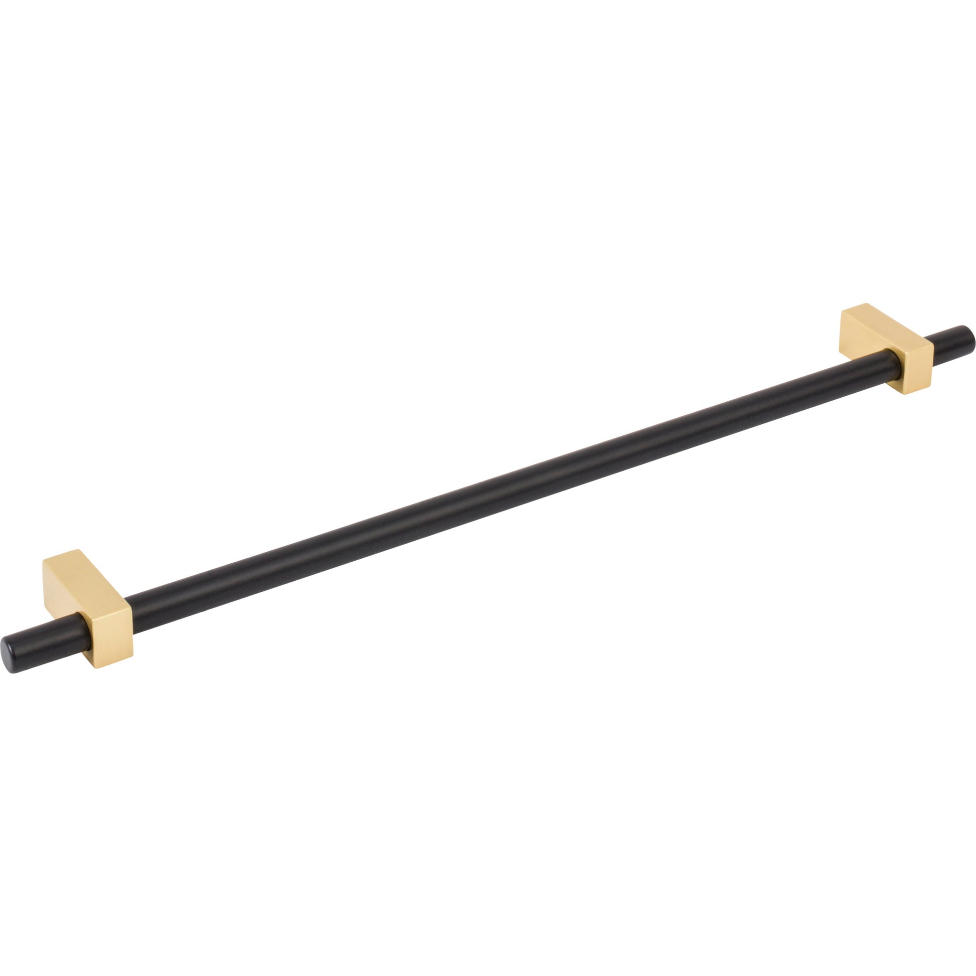Jeffrey Alexander Larkin Cabinet Bar Pull Matte Black w/Brushed Gold / 305 mm