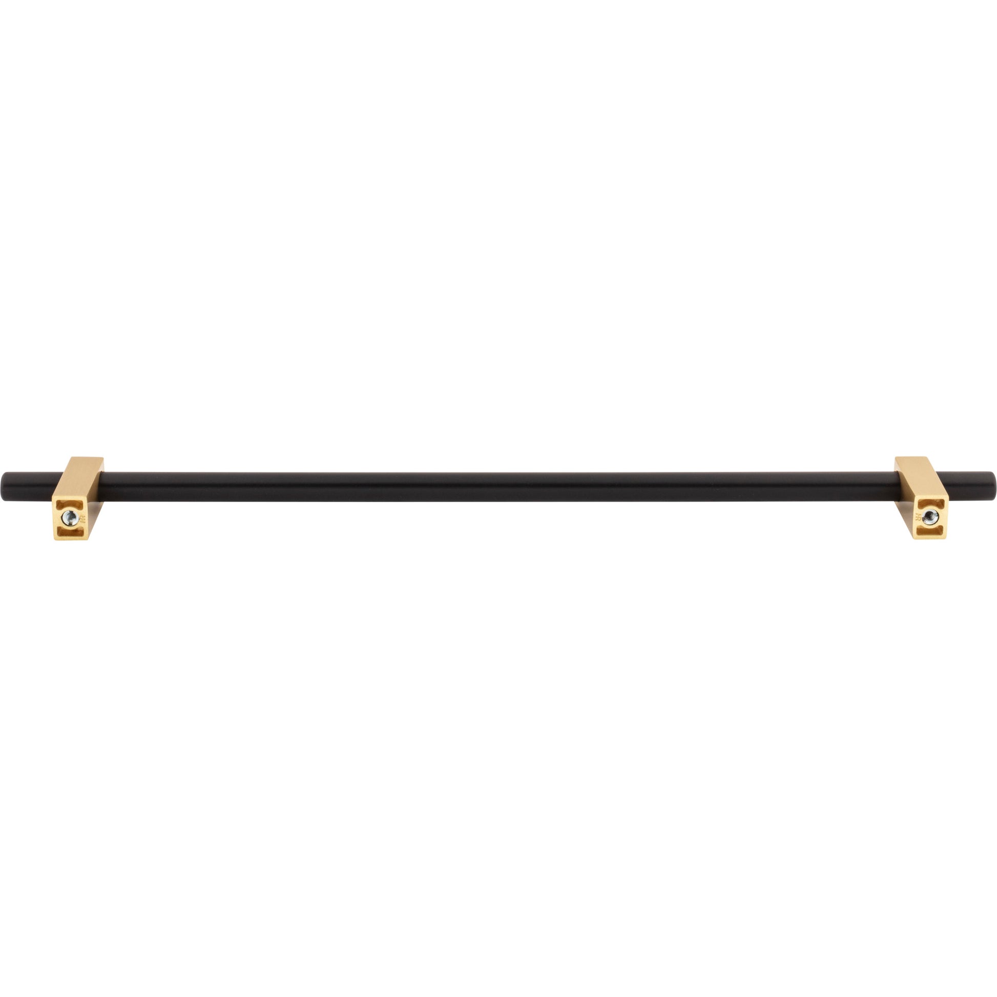 Jeffrey Alexander Larkin Cabinet Bar Pull Matte Black w/Brushed Gold / 305 mm