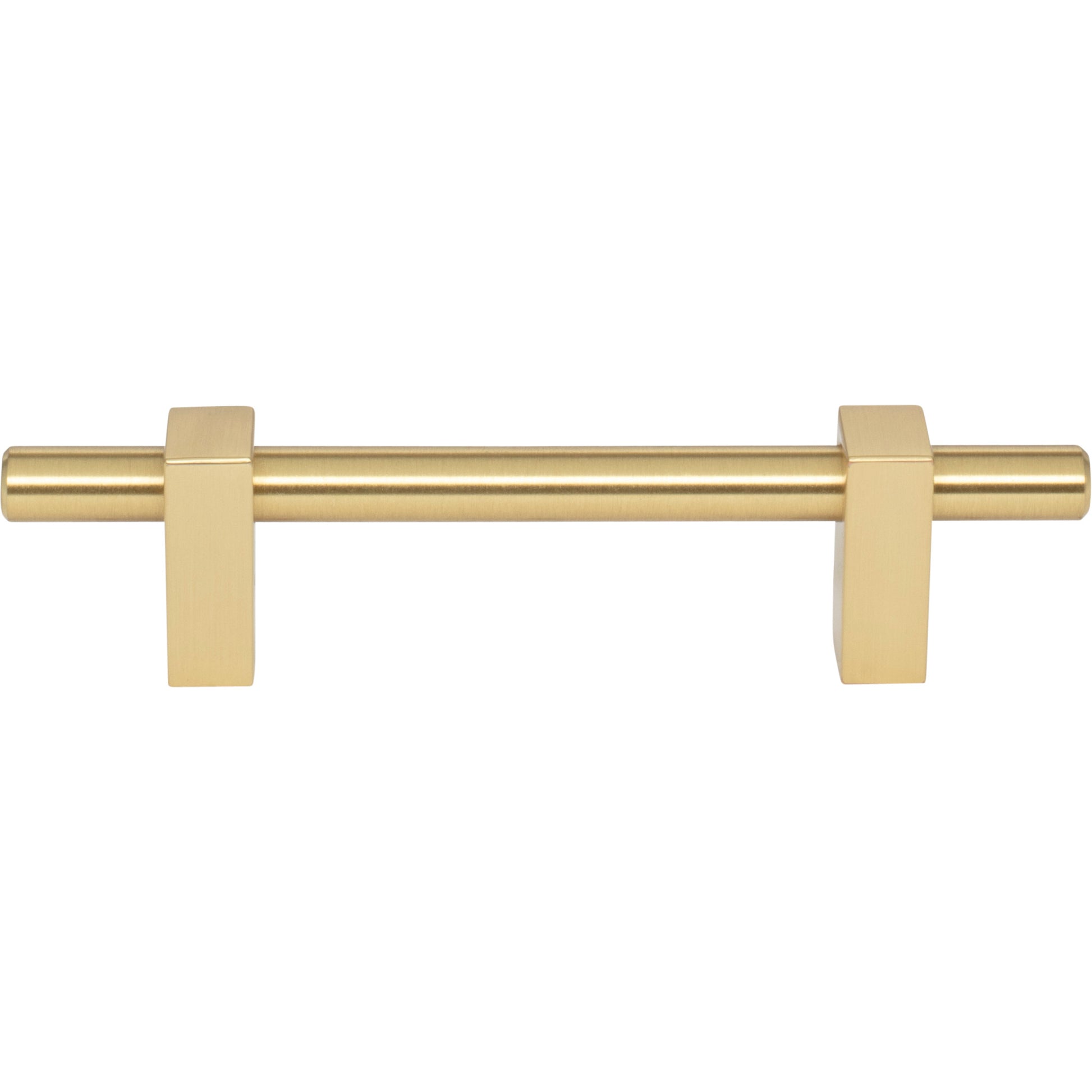 Jeffrey Alexander Larkin Cabinet Bar Pull Brushed Gold / 96 mm