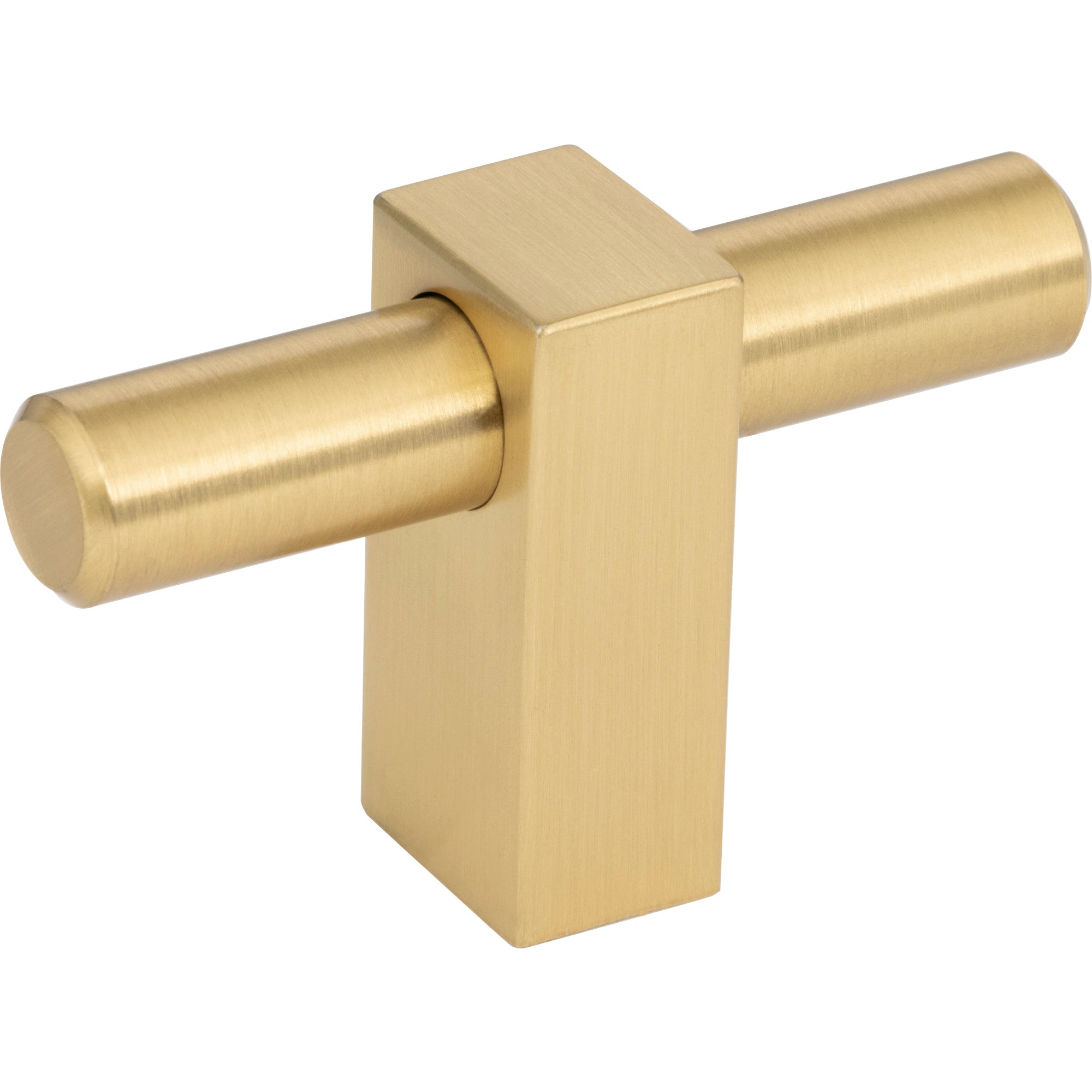 Jeffrey Alexander Larkin T-Knob Brushed Gold / 2-3/8"