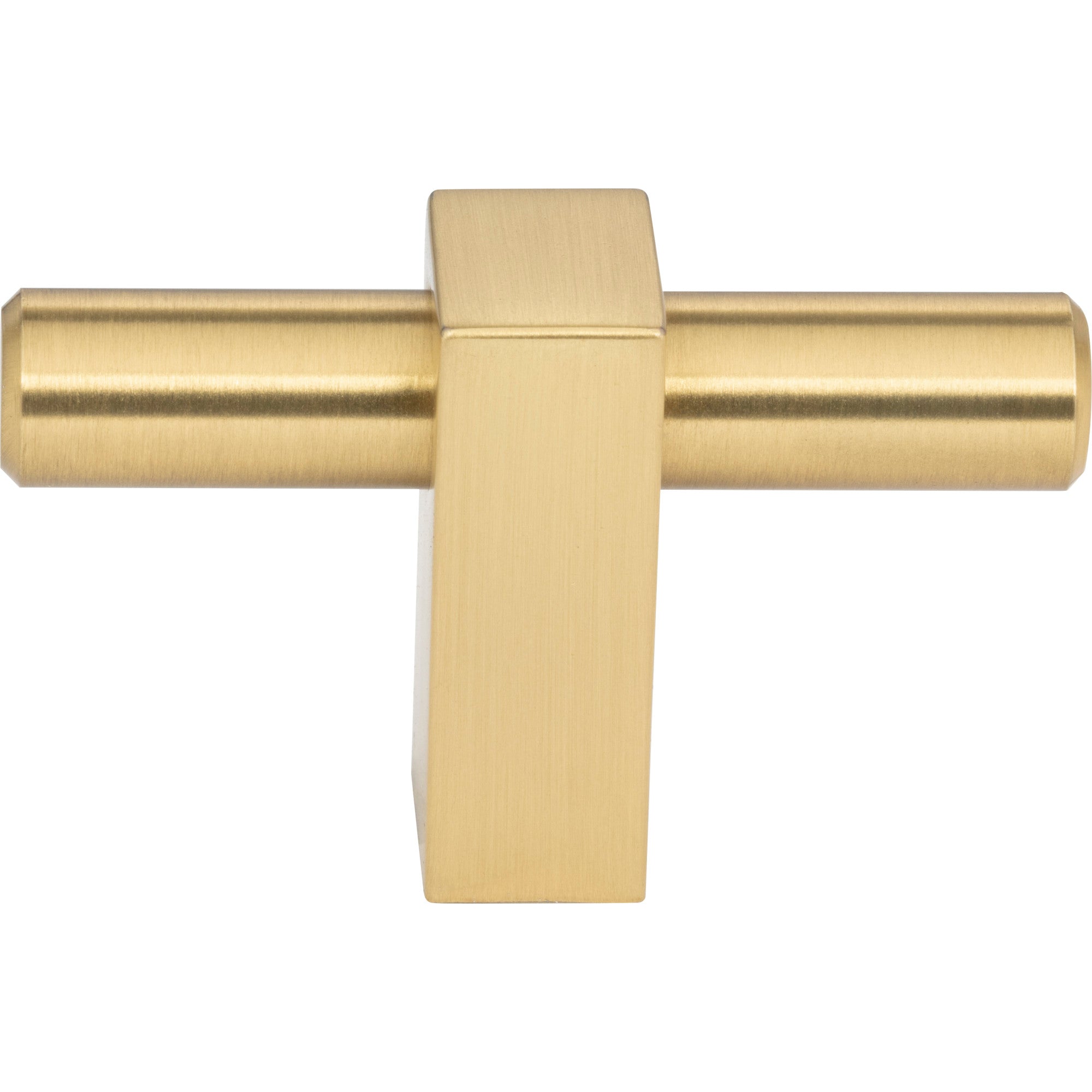Jeffrey Alexander Larkin T-Knob Brushed Gold / 2-3/8"