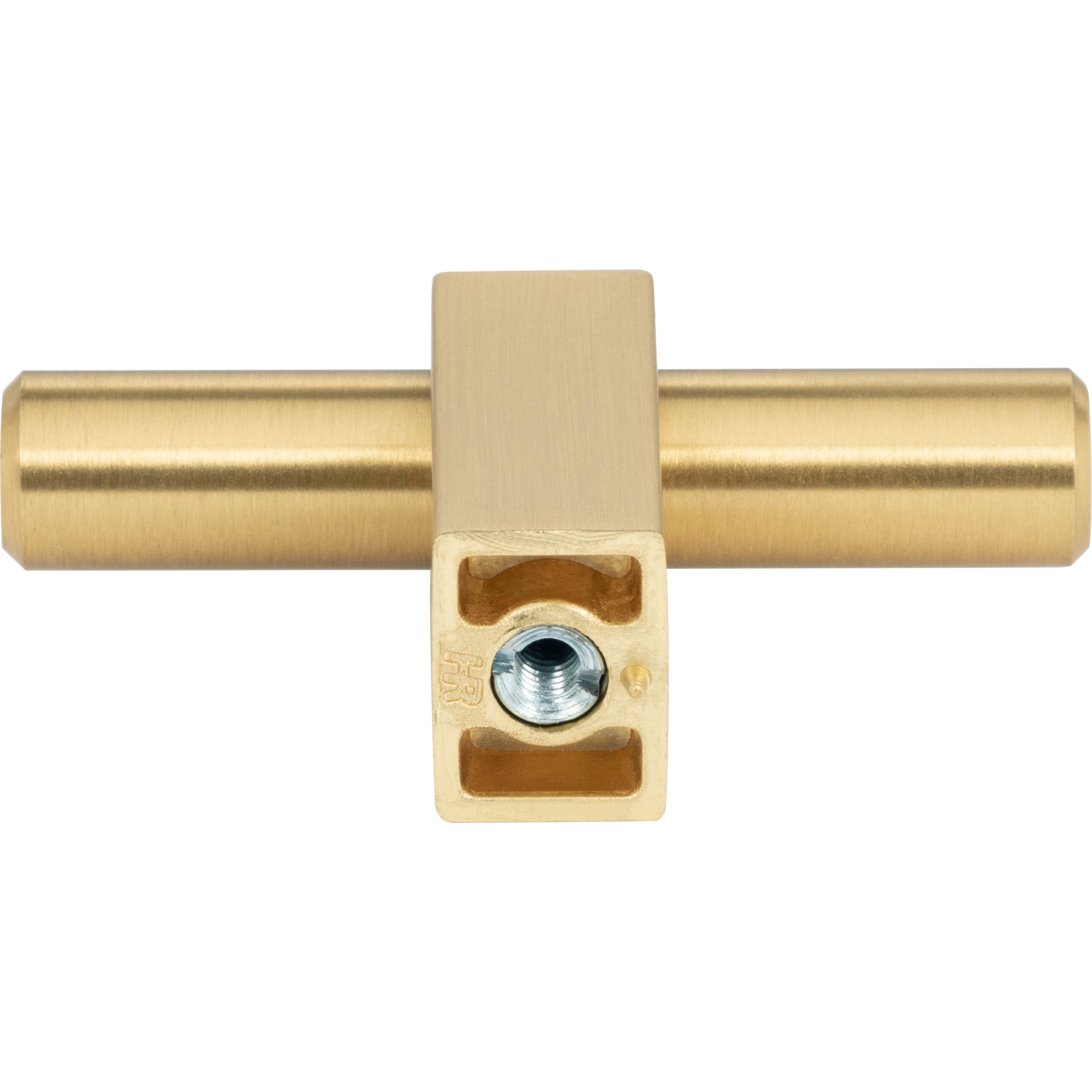 Jeffrey Alexander Larkin T-Knob Brushed Gold / 2-3/8"
