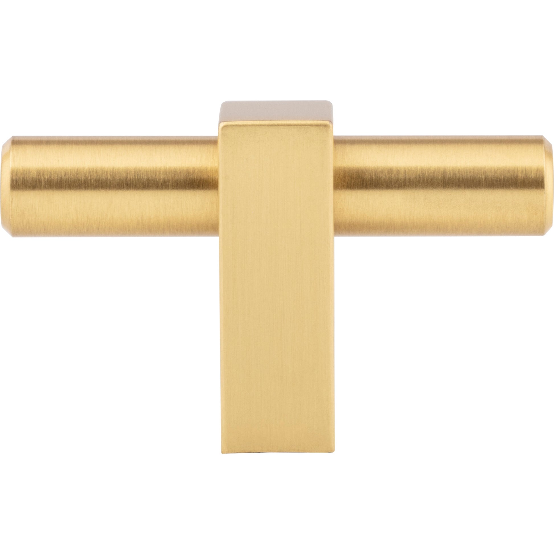 Jeffrey Alexander Larkin T-Knob Brushed Gold / 2-3/8"