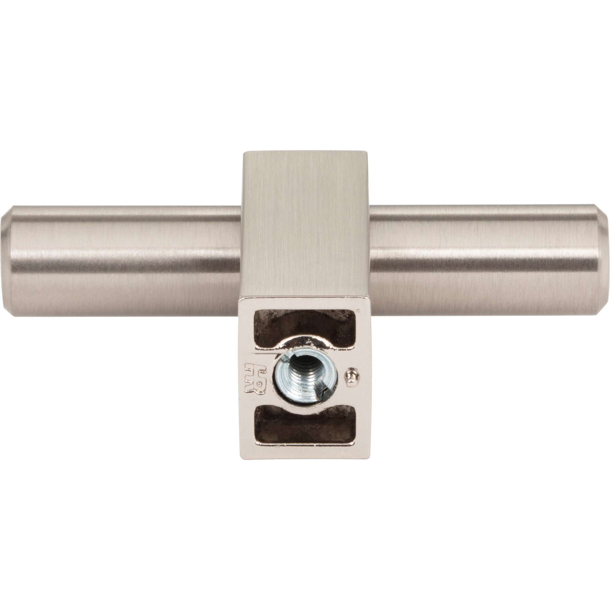 Jeffrey Alexander Larkin T-Knob Satin Nickel / 2-3/8"