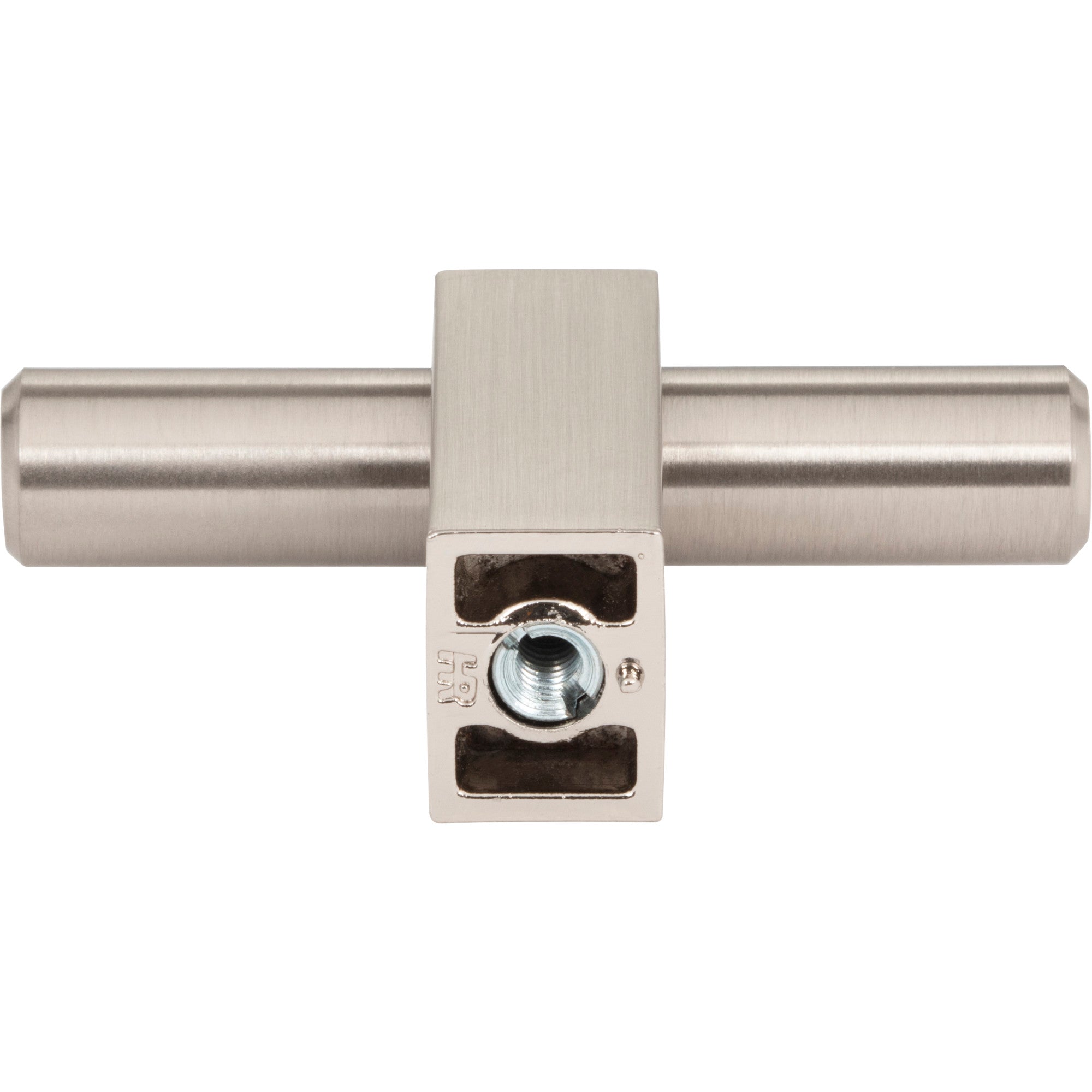 Jeffrey Alexander Larkin T-Knob Satin Nickel / 2-3/8"