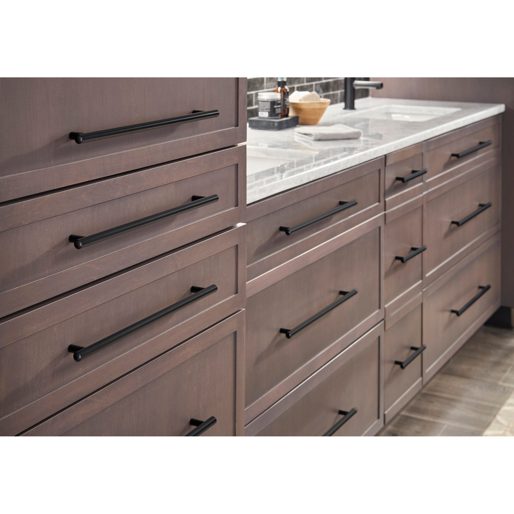 Jeffrey Alexander Key West Cabinet Bar Pull Matte Black / 1-7/8"