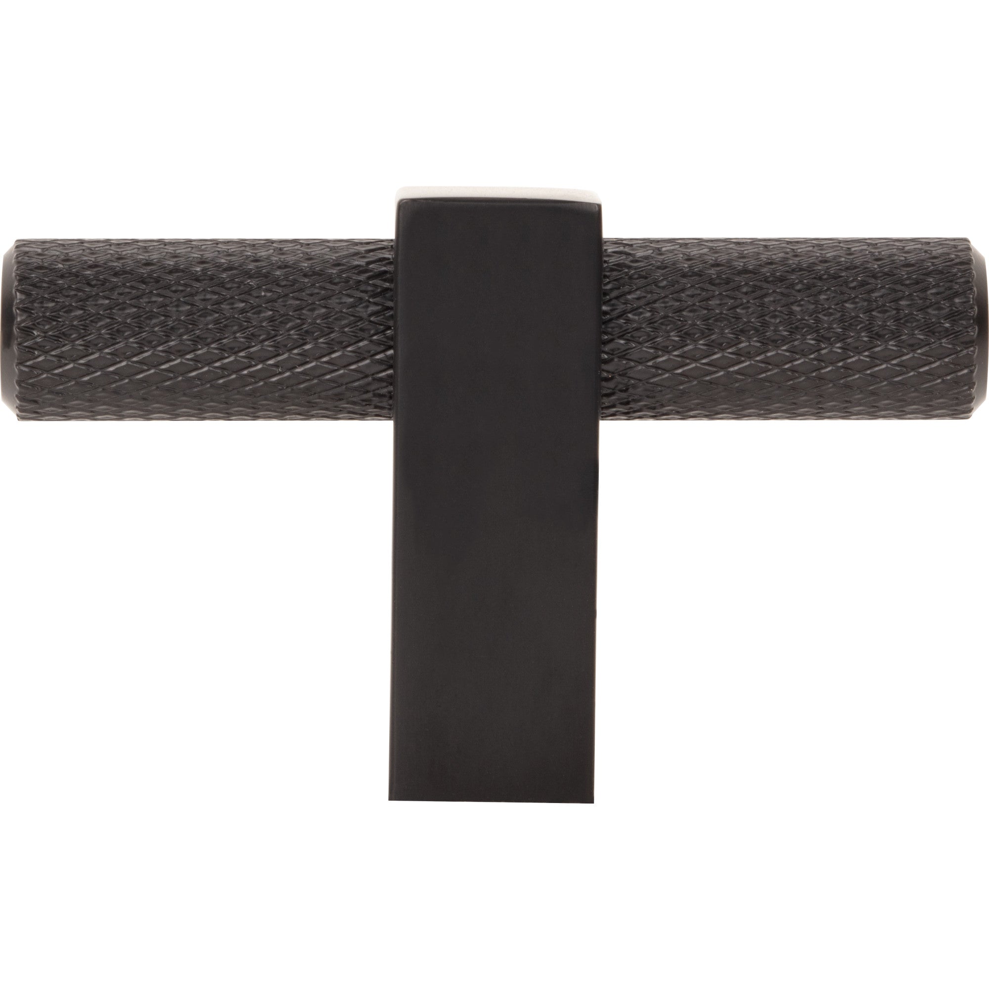 Jeffrey Alexander Larkin Knurled T-Knob Matte Black / 2-3/8"