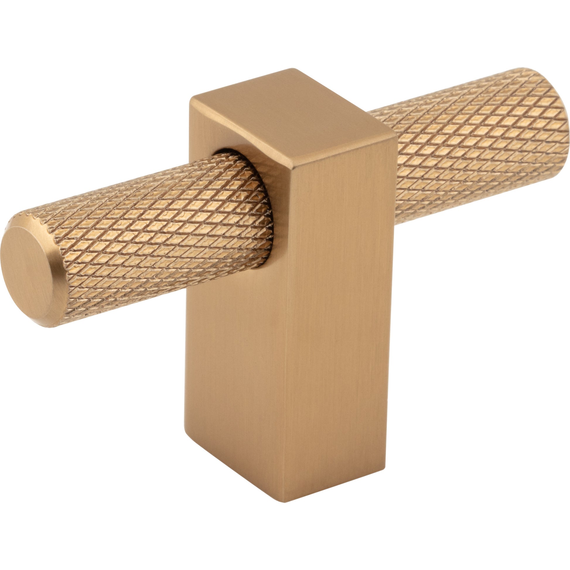 Jeffrey Alexander Larkin Knurled T-Knob Satin Bronze / 2-3/8"