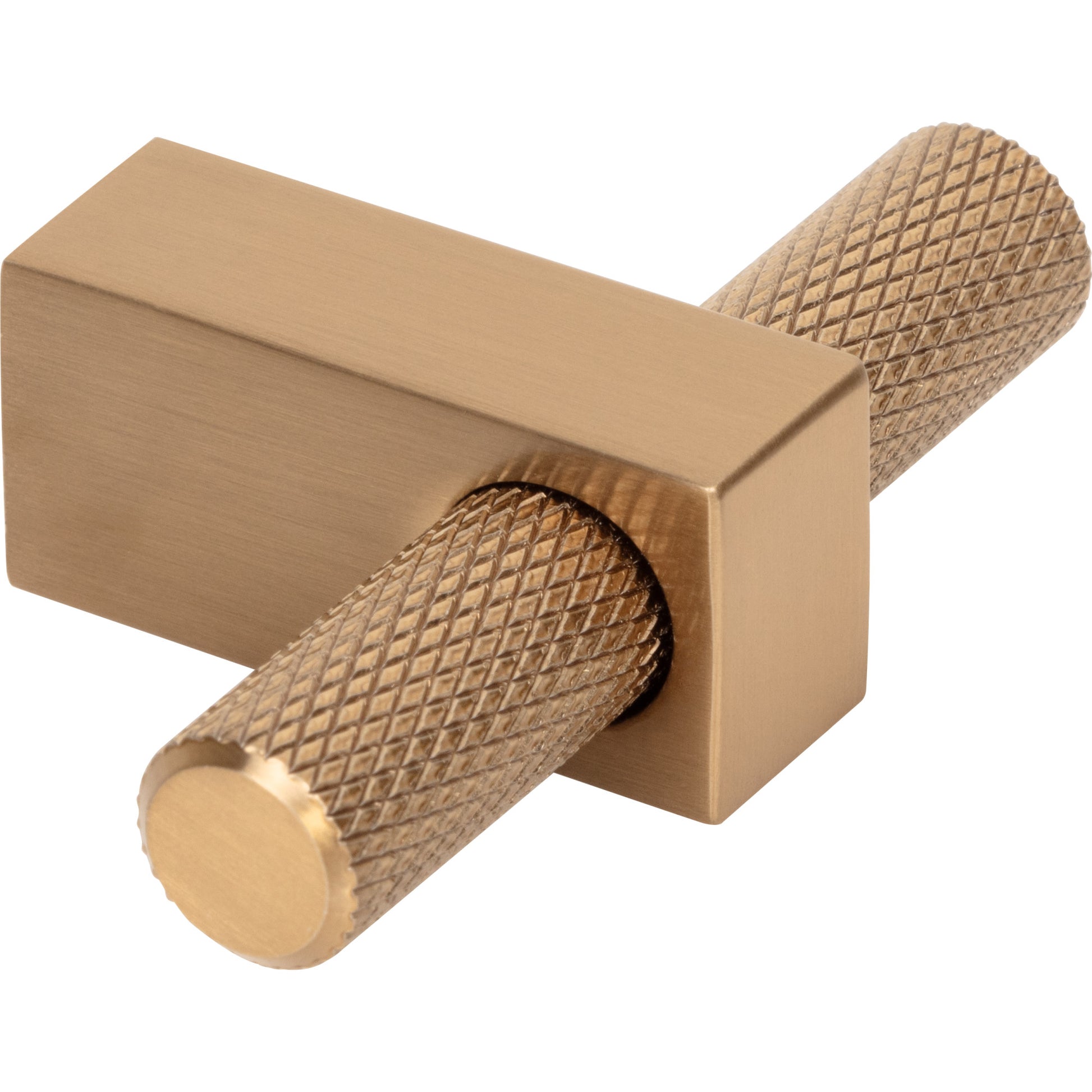 Jeffrey Alexander Larkin Knurled T-Knob Satin Bronze / 2-3/8"