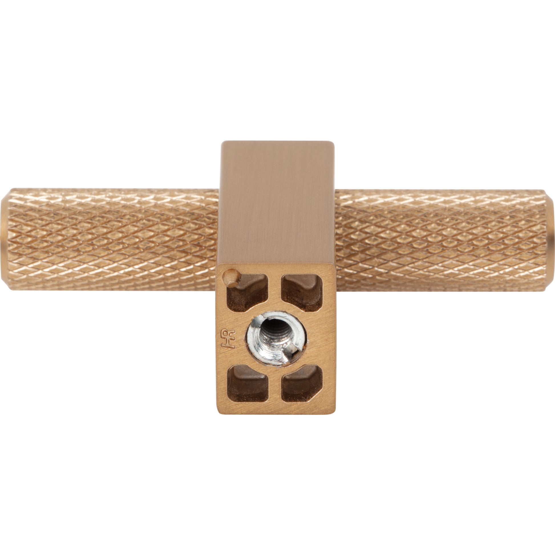 Jeffrey Alexander Larkin Knurled T-Knob Satin Bronze / 2-3/8"