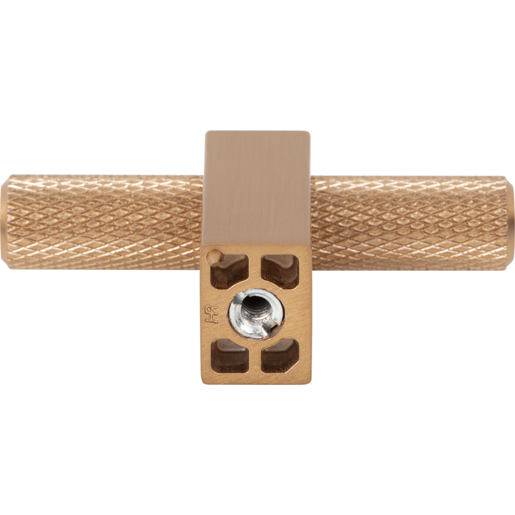 Jeffrey Alexander Larkin Knurled T-Knob Satin Bronze / 2-3/8"
