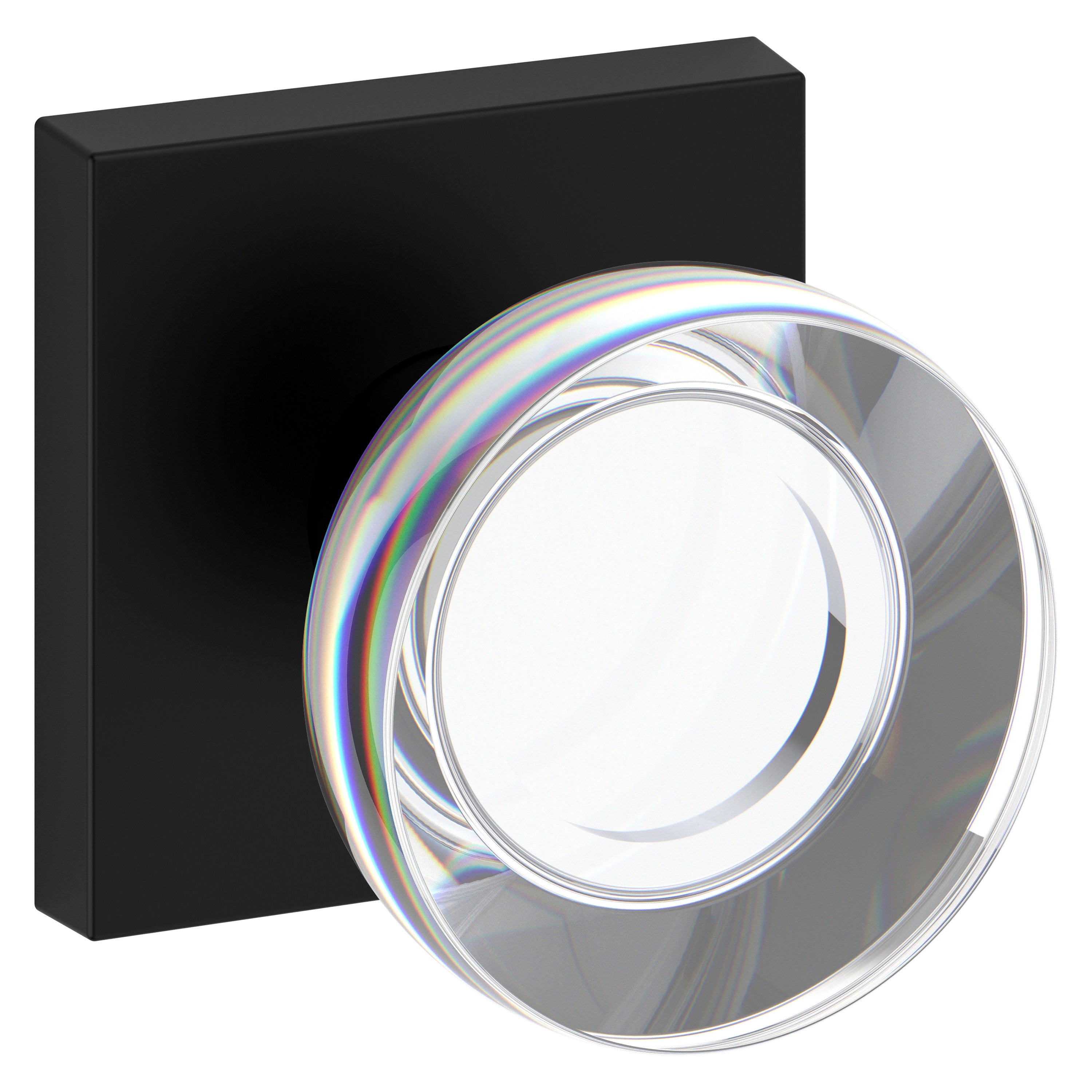 Baldwin Reserve Contemporary Crystal Full Dummy Knob Set