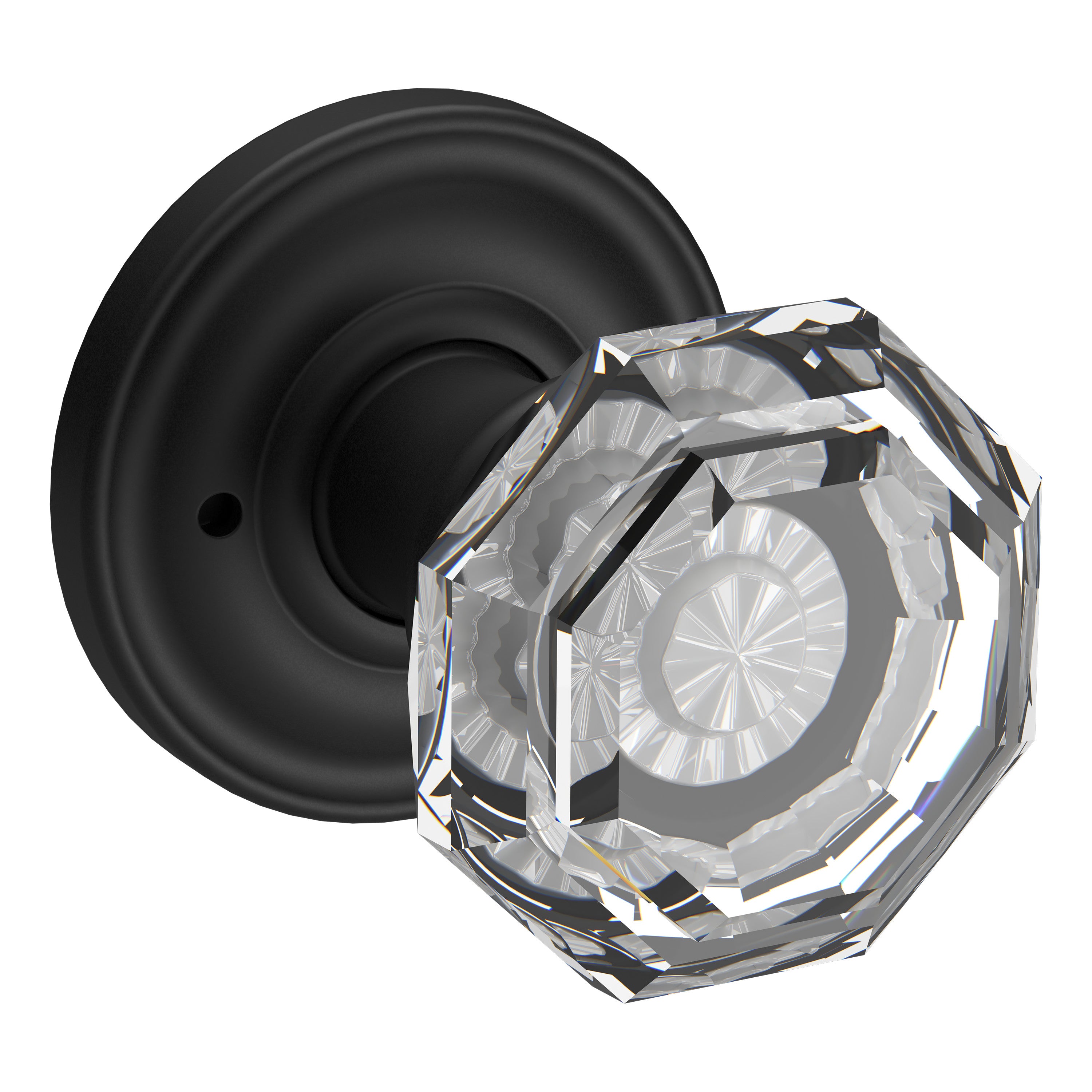 Baldwin Reserve Crystal Privacy Knob Set
