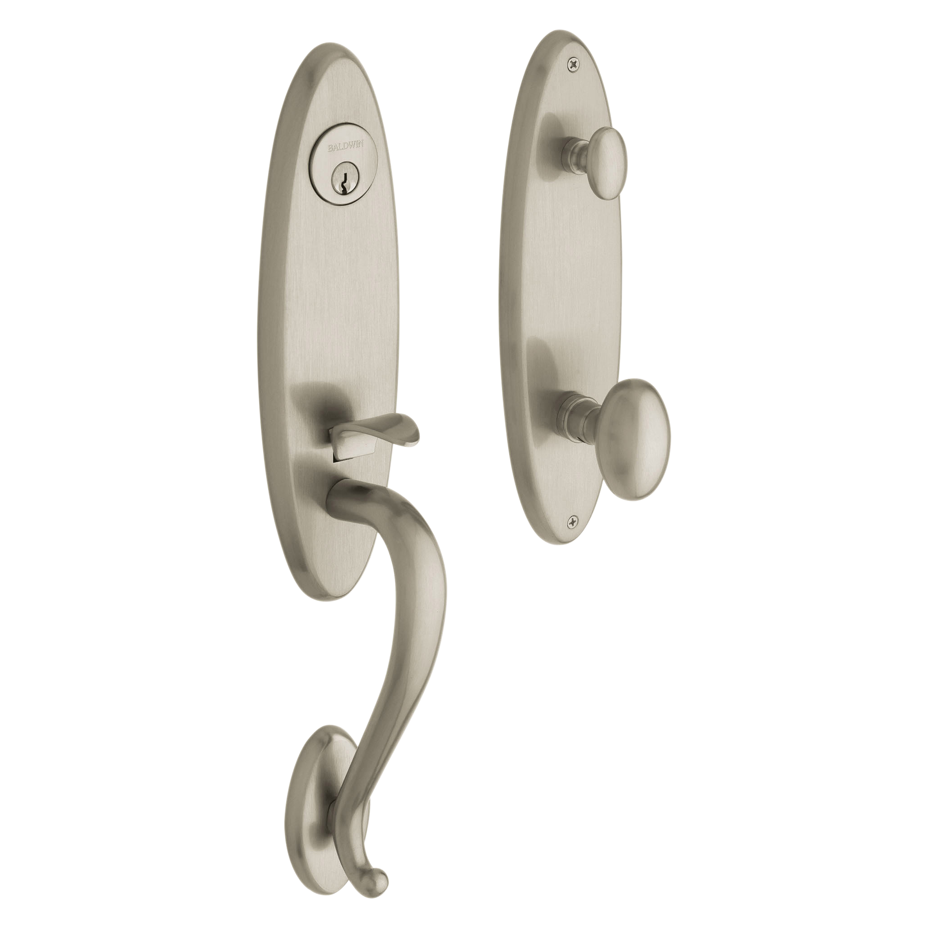 Baldwin Blakely Single Cylinder Handleset with 5025 Egg Knob
