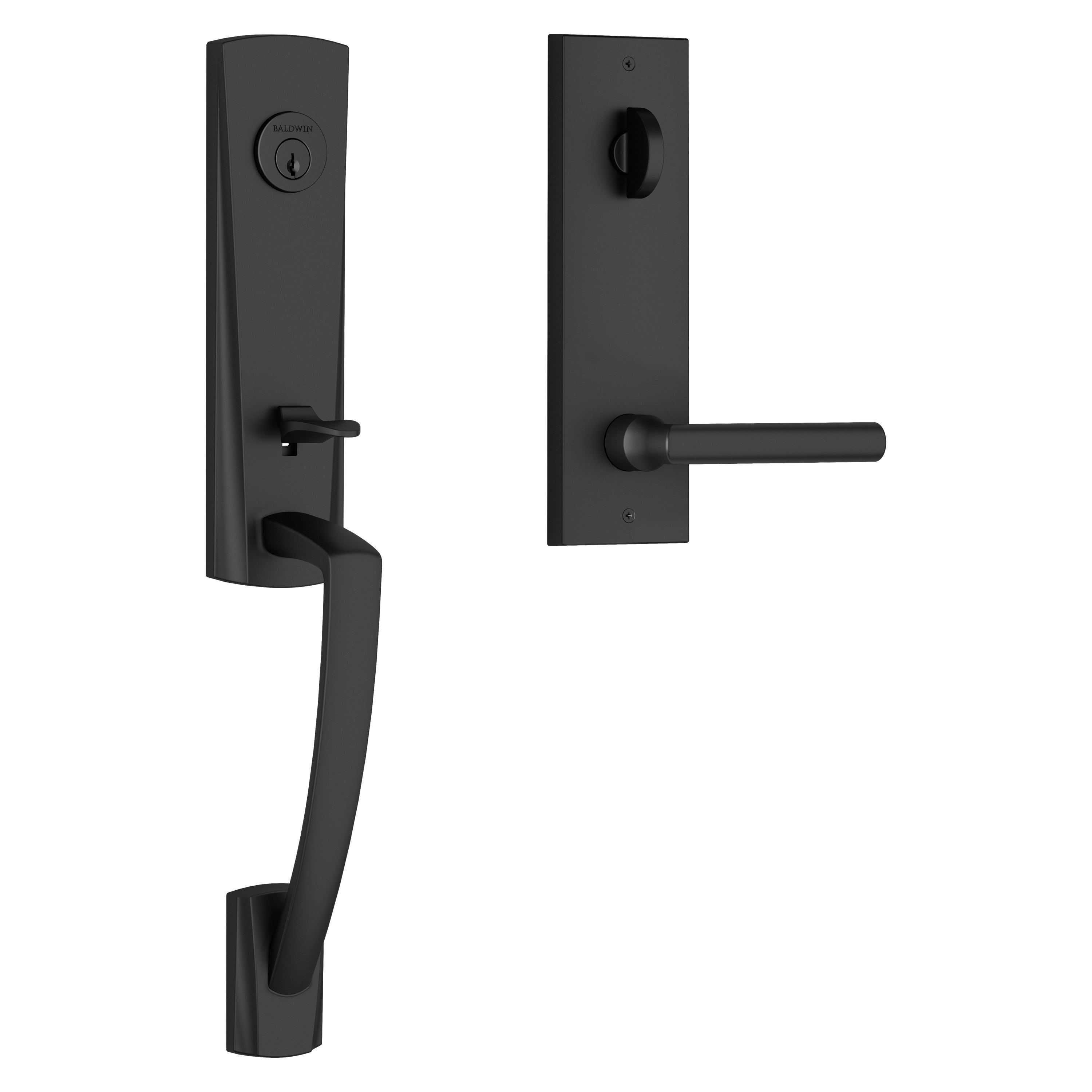 Baldwin Reserve Miami Handleset With Tube Lever