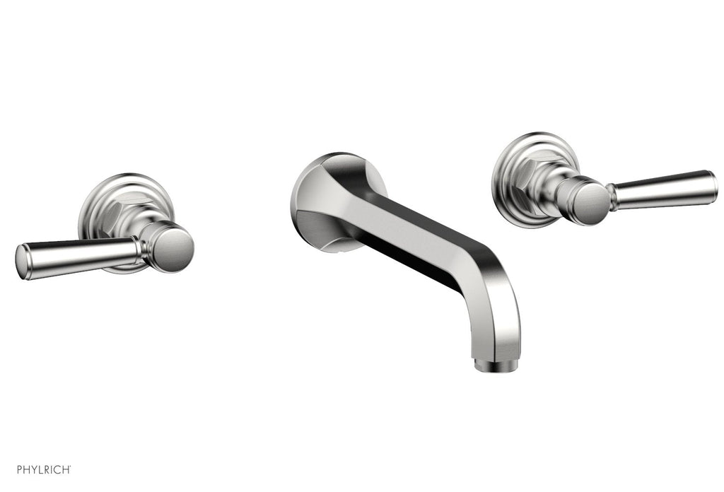 1-1/8" - Satin Chrome - HEX TRADITIONAL Wall Lavatory Set 500-12 by Phylrich - New York Hardware