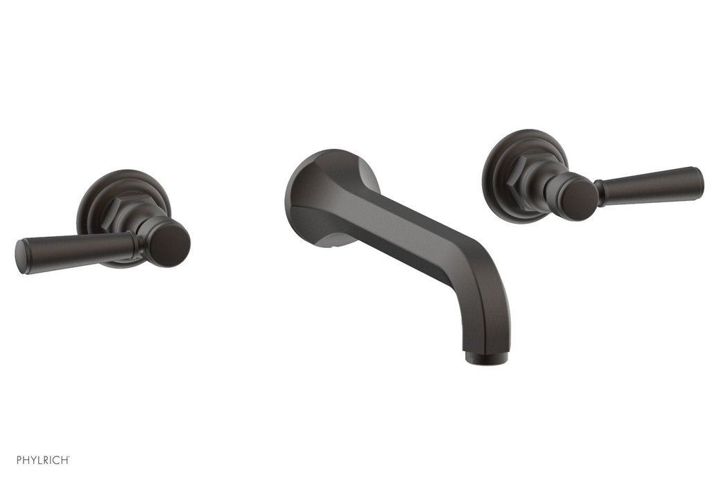 1-1/8" - Oil Rubbed Bronze - HEX TRADITIONAL Wall Lavatory Set 500-12 by Phylrich - New York Hardware