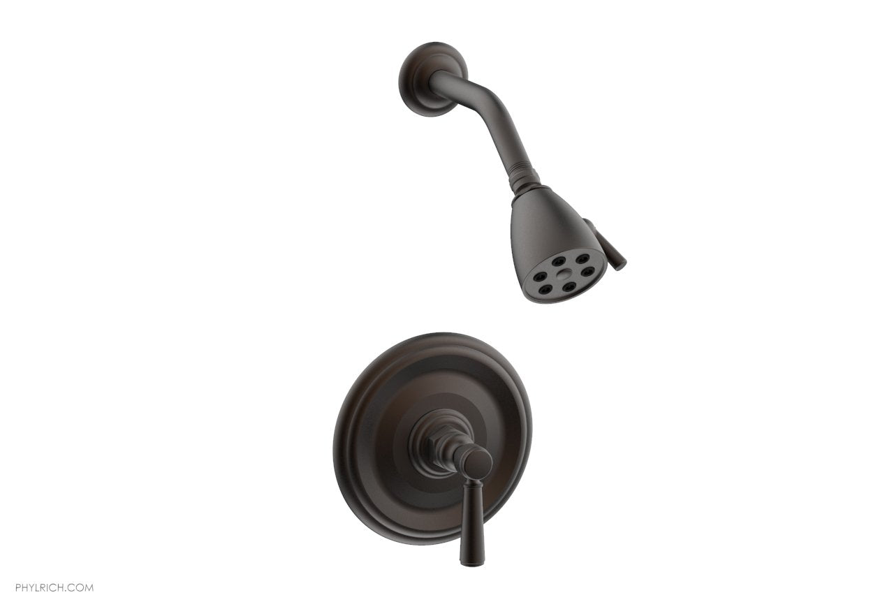 5" - Oil Rubbed Bronze - HEX TRADITIONAL Pressure Balance Shower Set 500-22 by Phylrich - New York Hardware