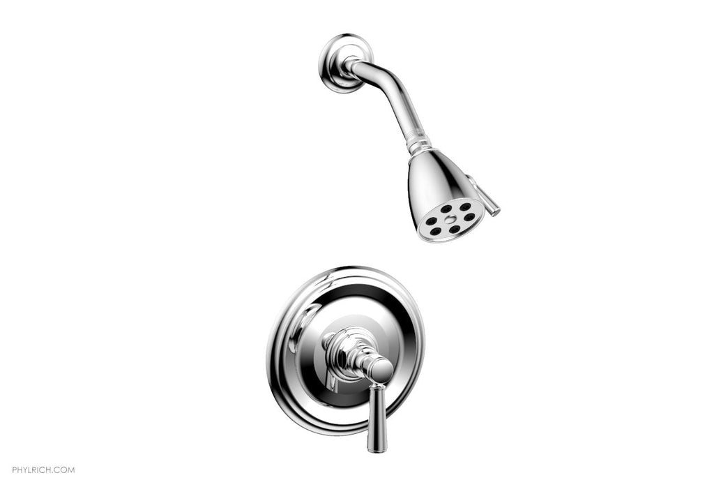 5" - Polished Chrome - HEX TRADITIONAL Pressure Balance Shower Set 500-22 by Phylrich - New York Hardware