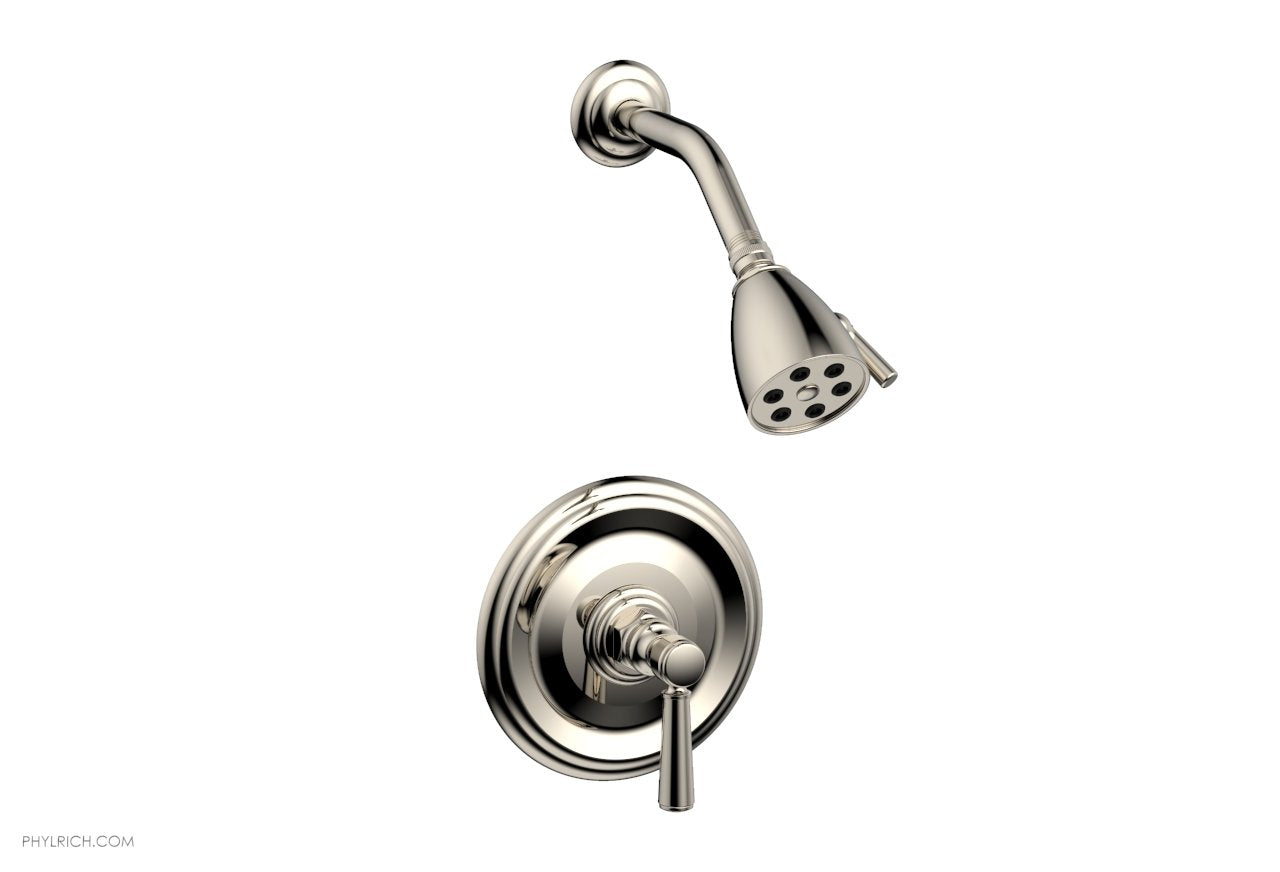 5" - Polished Nickel - HEX TRADITIONAL Pressure Balance Shower Set 500-22 by Phylrich - New York Hardware