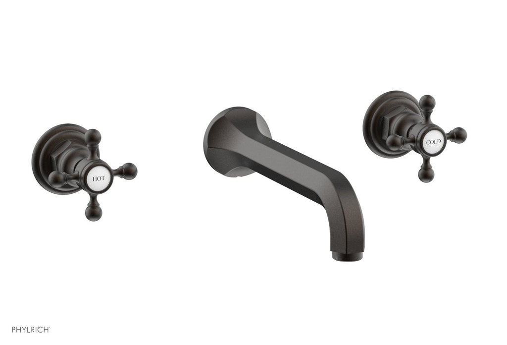 1-1/8" - Oil Rubbed Bronze - HEX TRADITIONAL Wall Tub Set 500-56 by Phylrich - New York Hardware